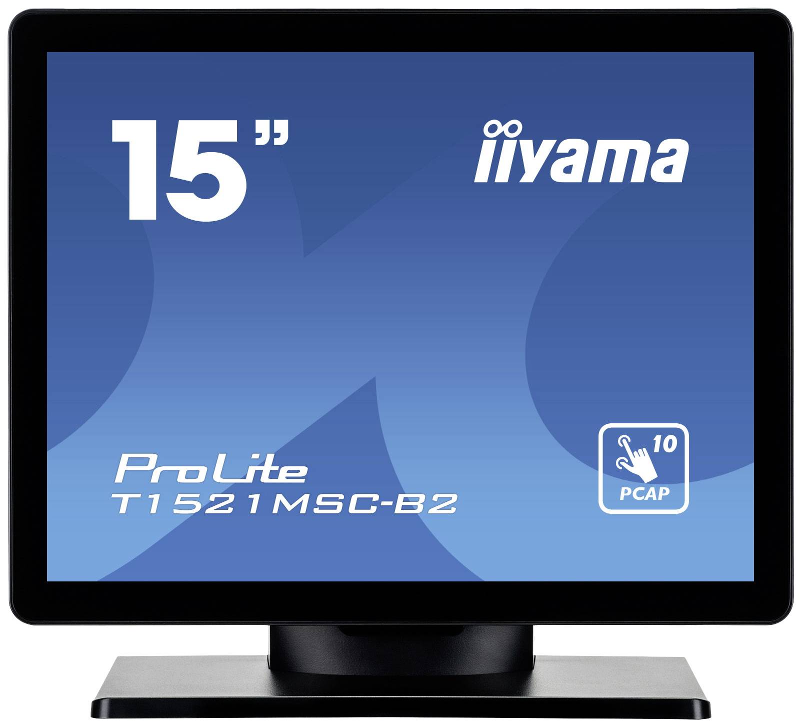Iiyama PCAP Bezel Free Front, 10P Touch Touchscreen-Monitor EEK: E (A - G) 38.1 cm (15 Zoll) 1024 x 768 Pixel 4:3 8 ms HDMI®, VGA, Audio-Line-out IP