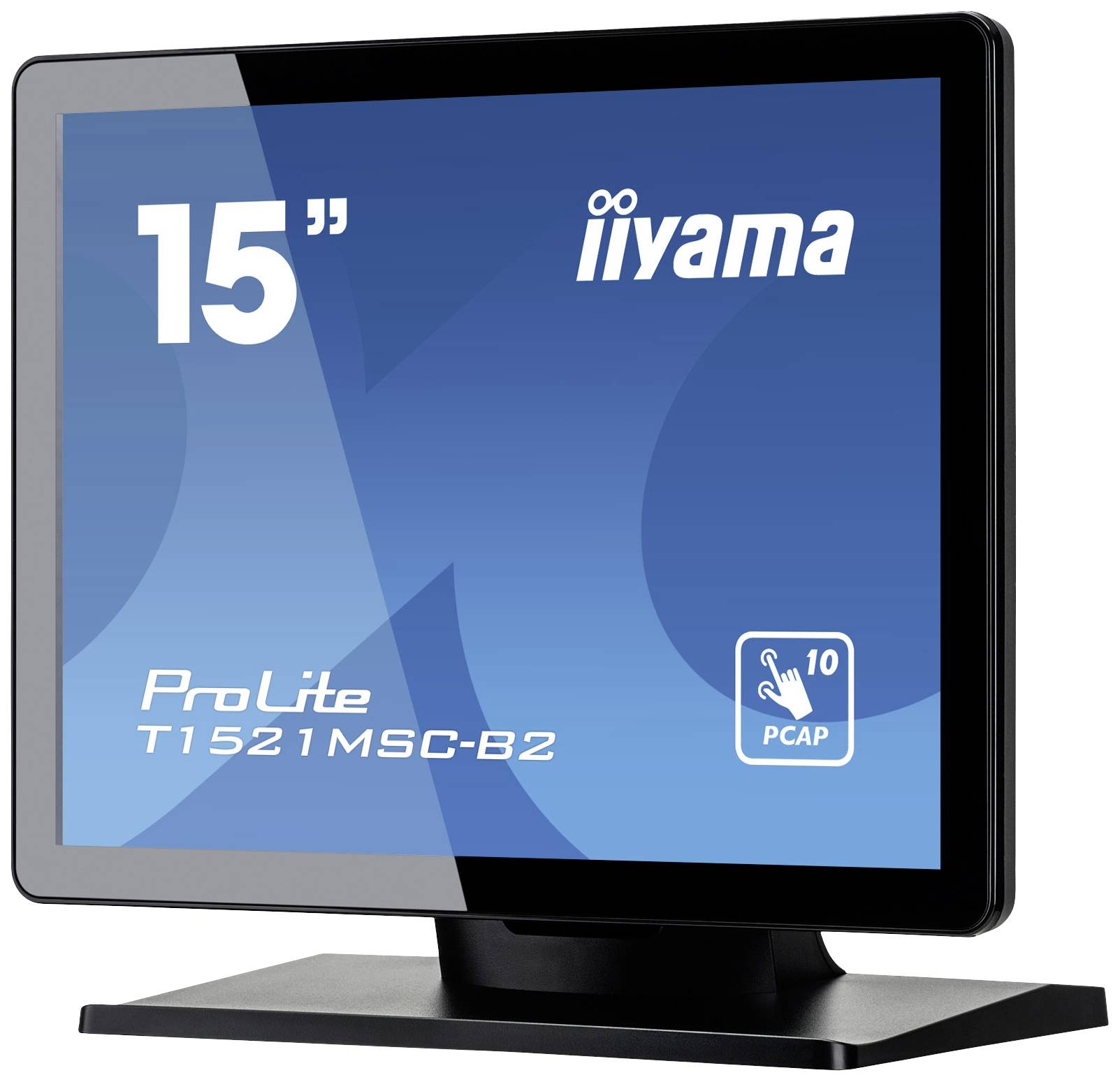 Iiyama PCAP Bezel Free Front, 10P Touch Touchscreen-Monitor EEK: E (A - G) 38.1 cm (15 Zoll) 1024 x 768 Pixel 4:3 8 ms HDMI®, VGA, Audio-Line-out IP