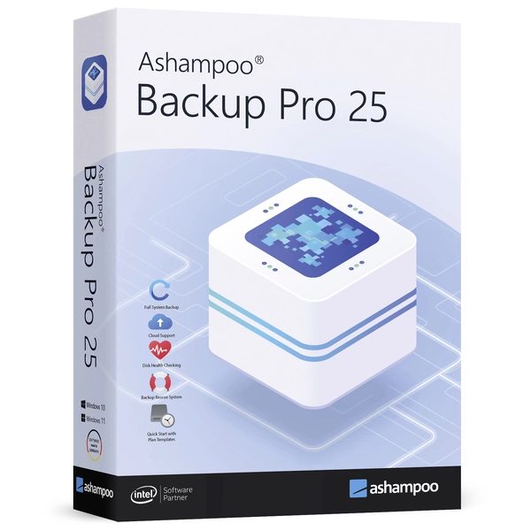 Ashampoo Backup Pro 25 Vollversion, 1 Lizenz Windows Backup-Software Ashampoo Backup Pro 25 Vollversion, 1 Lizenz Windows Backup-Software