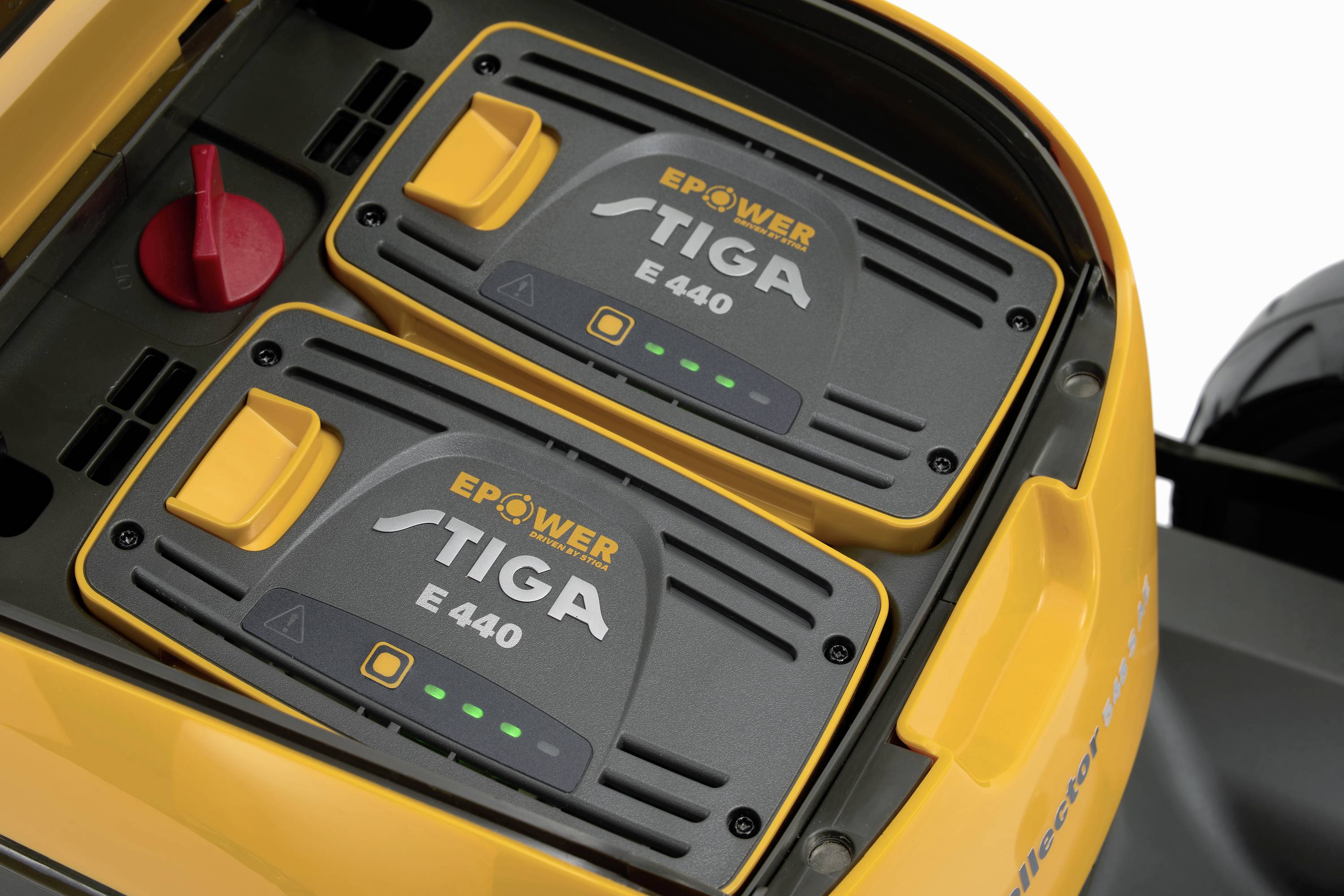 STIGA Collector 548 S AE Akku Akku-Rasenmäher Höhenverstellbarer Griff mit Klappfunktion, inkl. Akku, inkl. Ladegerät 1300W 48V