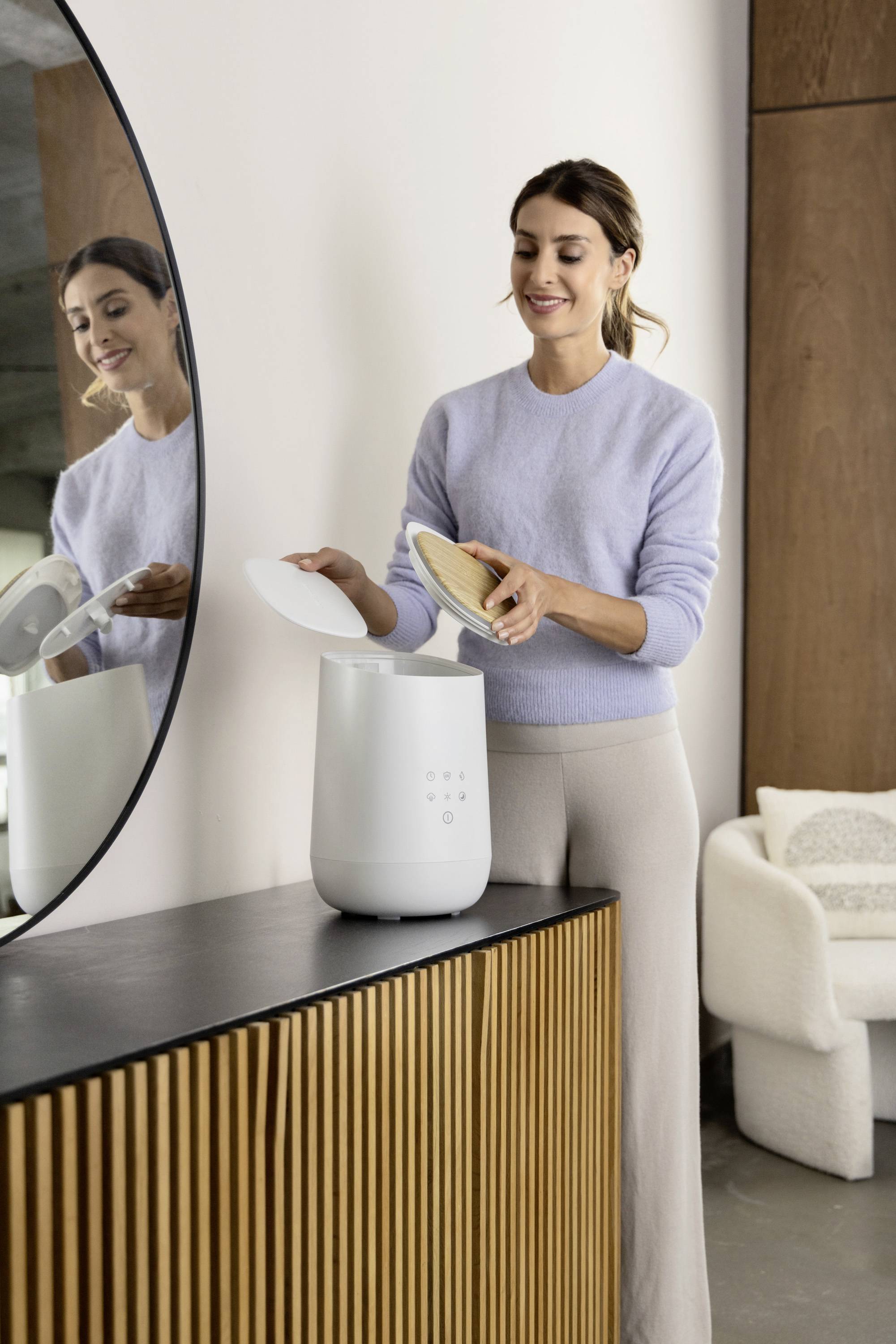 Medisana AH 680 Luftbefeuchter 1 St. Beige