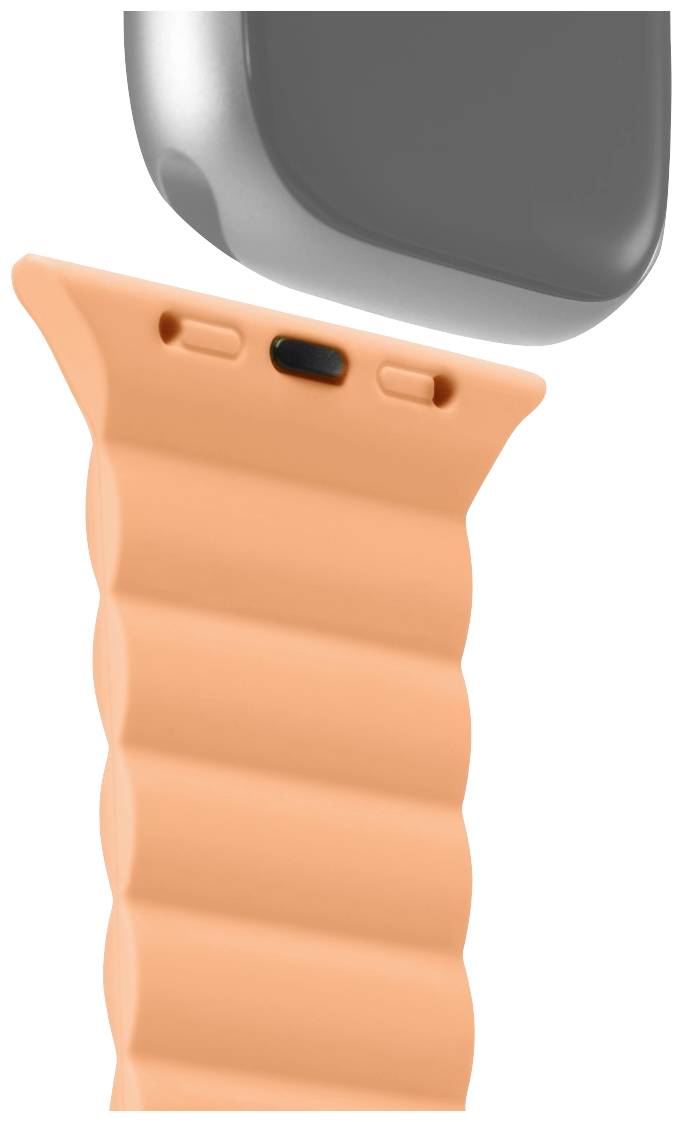 Hama Fantastic Feel Armband mit Magnetverschluss 42 mm, 44 mm, 45 mm, 49mm Orange, Beige Watch Series 1, Watch Series 2, Watch