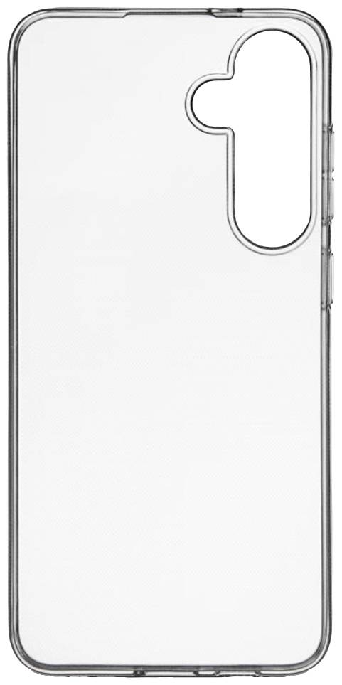 Transparente Handyhülle mit Ausschnitt für Kamera und Tasten, klar und dünn gestaltet, bietet Schutz ohne das Design zu verdecken.