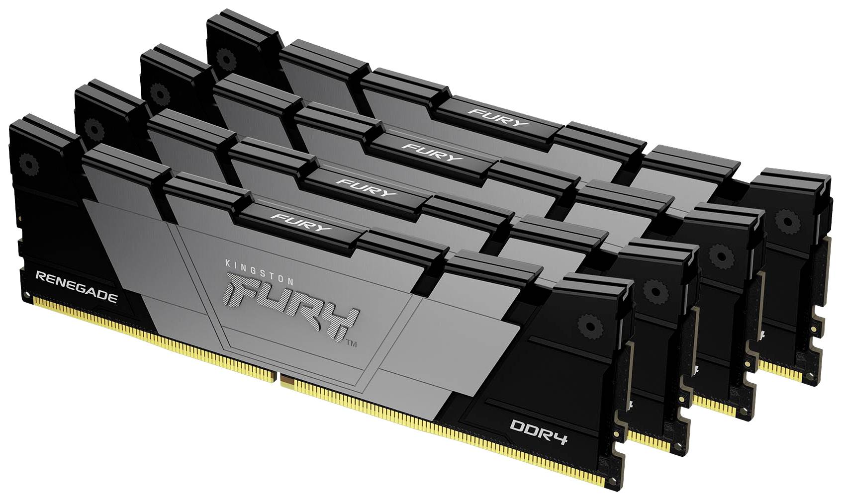 Kingston FURY Renegade PC-Arbeitsspeicher Kit DDR4 32 GB 4 x 8 GB Non-ECC 3600 MHz 288pin DIMM CL16 KF436C16RB2K4/32