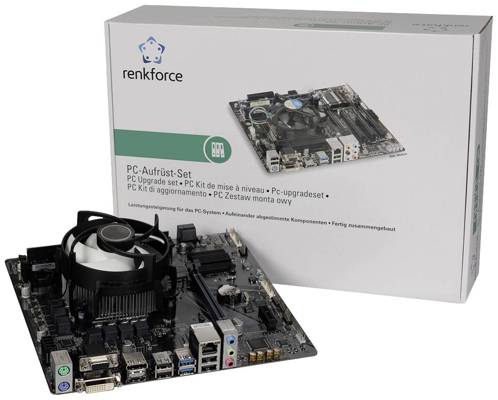 Renkforce PC Tuning-Kit Intel® Core™ i3 14100 4.7 GHz 16 GB DDR5-RAM Micro-ATX