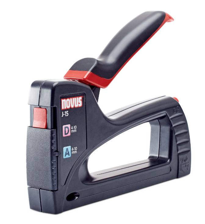 Novus Tools J-15 030-0473 Handtacker Klammerntyp Typ 53, Typ 37, Typ 53F, Typ 11 Klammernlänge 4 - 10mm