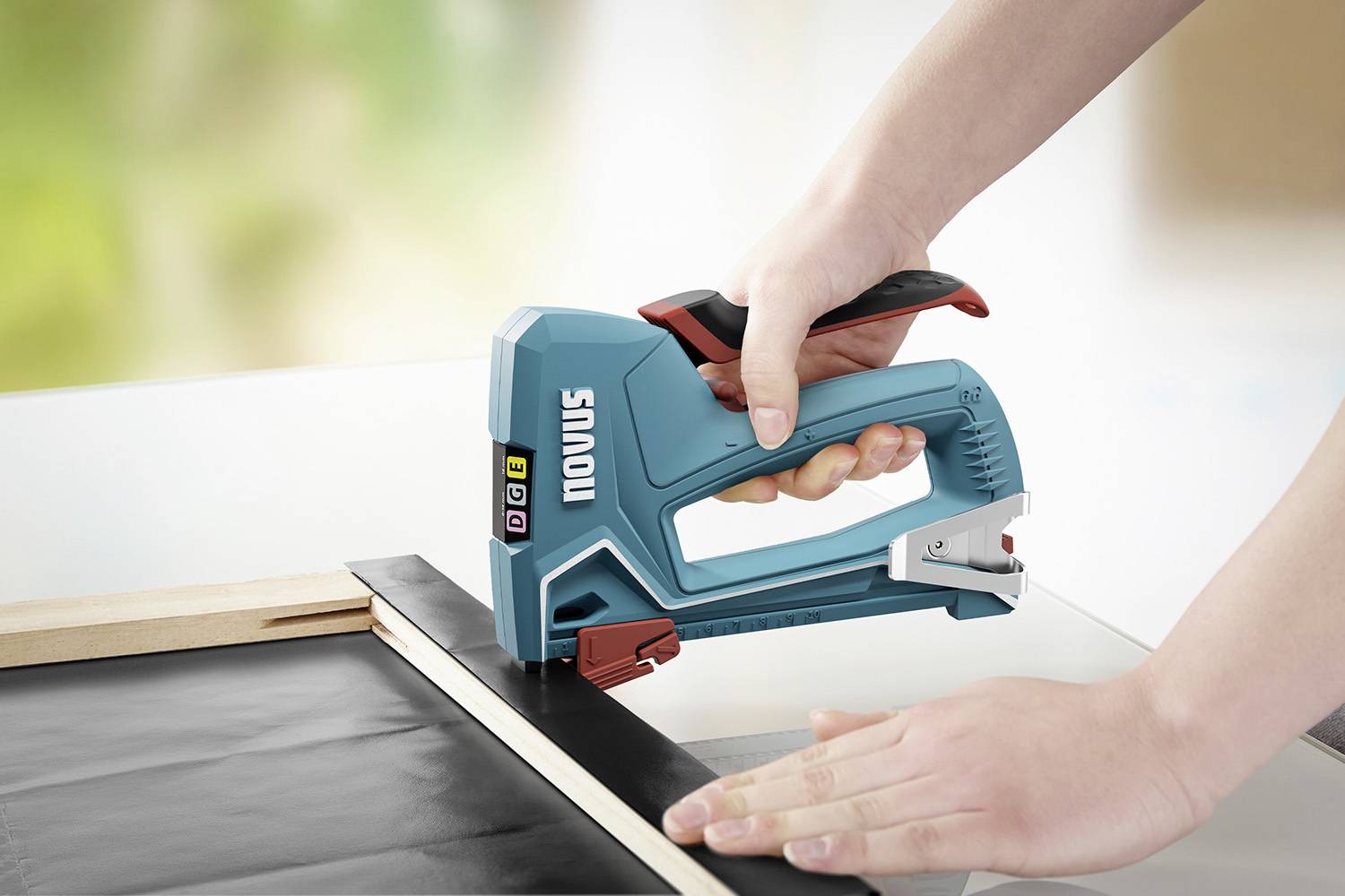 Novus Tools J-51 030-0450 Handtacker Klammerntyp Typ 53F Klammernlänge 6 - 14 mm