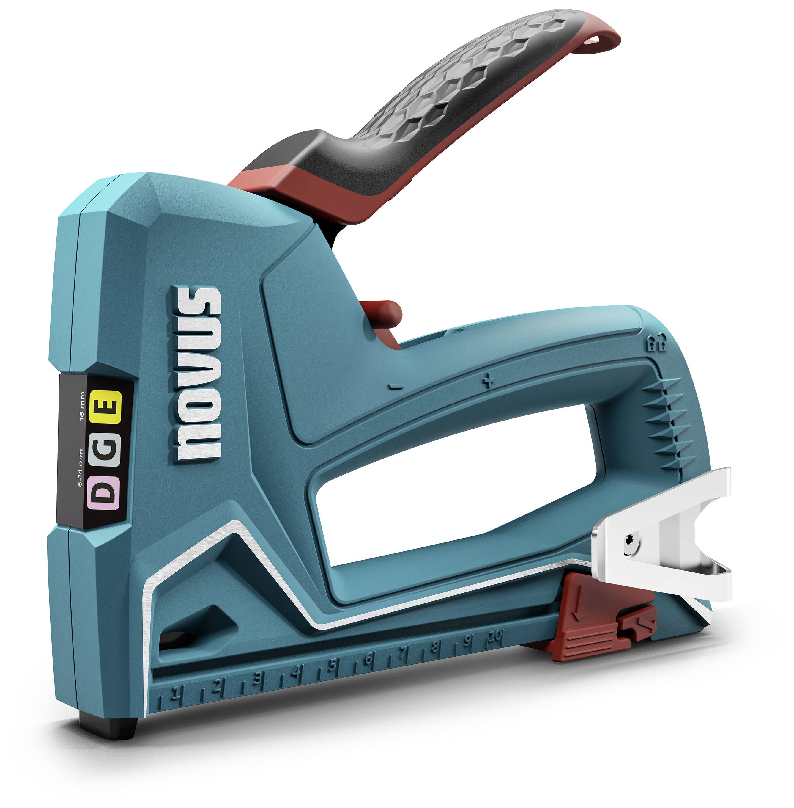 Novus Tools J-51 030-0450 Handtacker Klammerntyp Typ 53F Klammernlänge 6 - 14mm