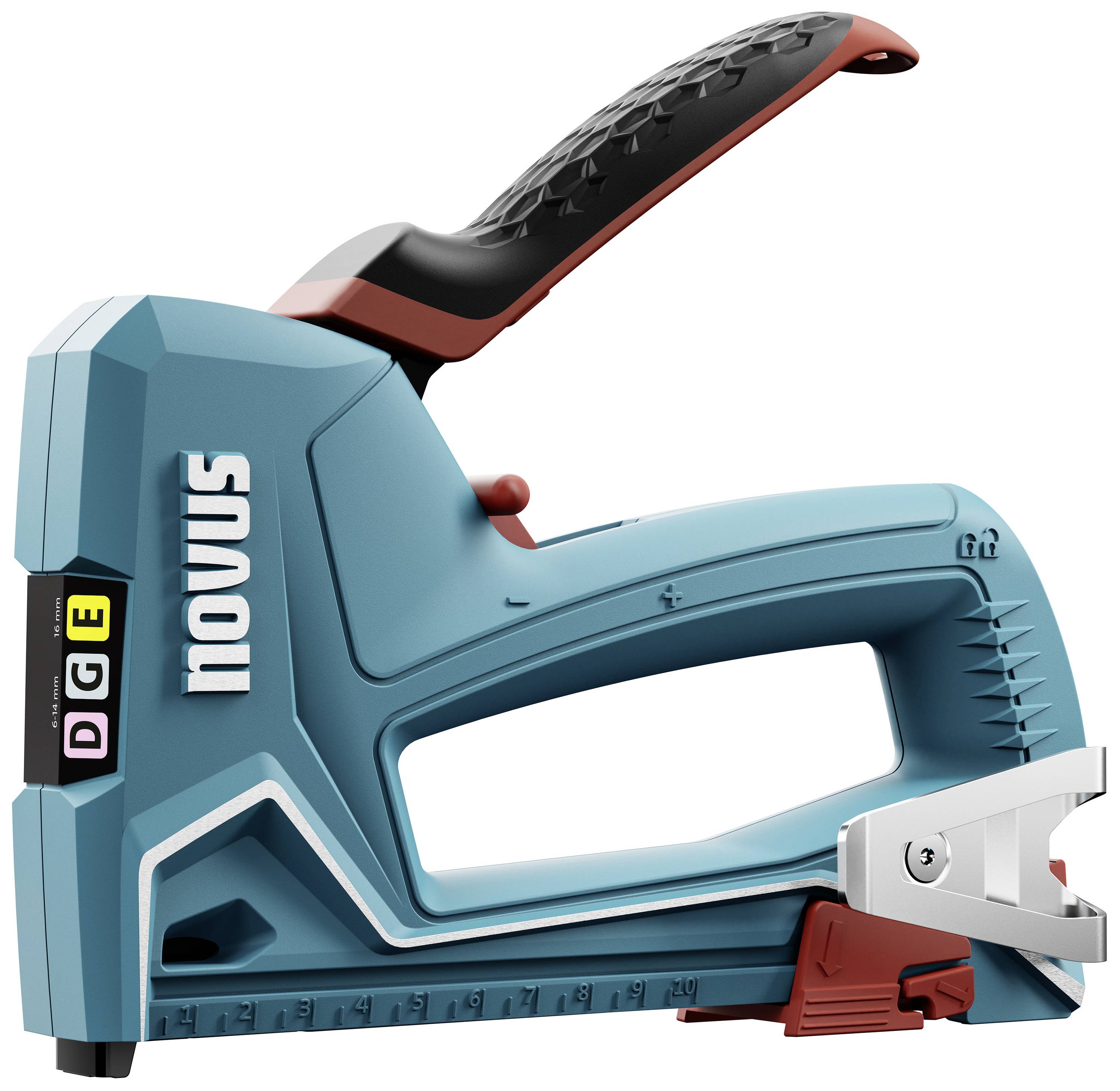 Novus Tools J-51 030-0450 Handtacker Klammerntyp Typ 53F Klammernlänge 6 - 14mm