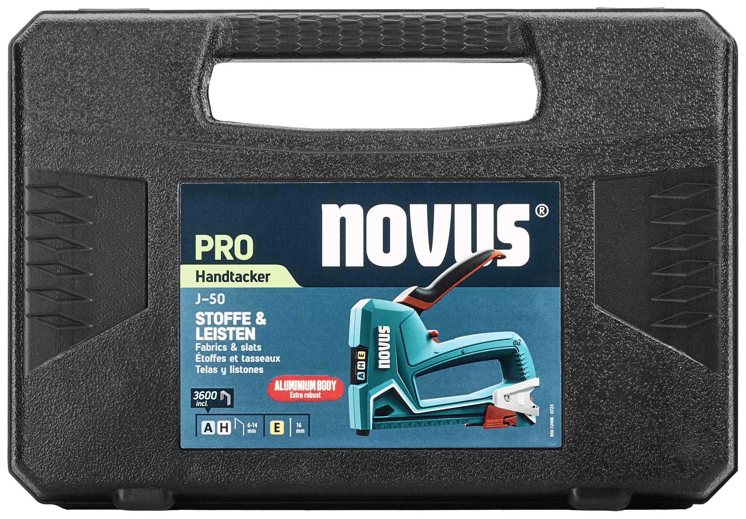 Novus Tools J-50 Set 030-0469 Handtacker Klammernlänge 6 - 14mm