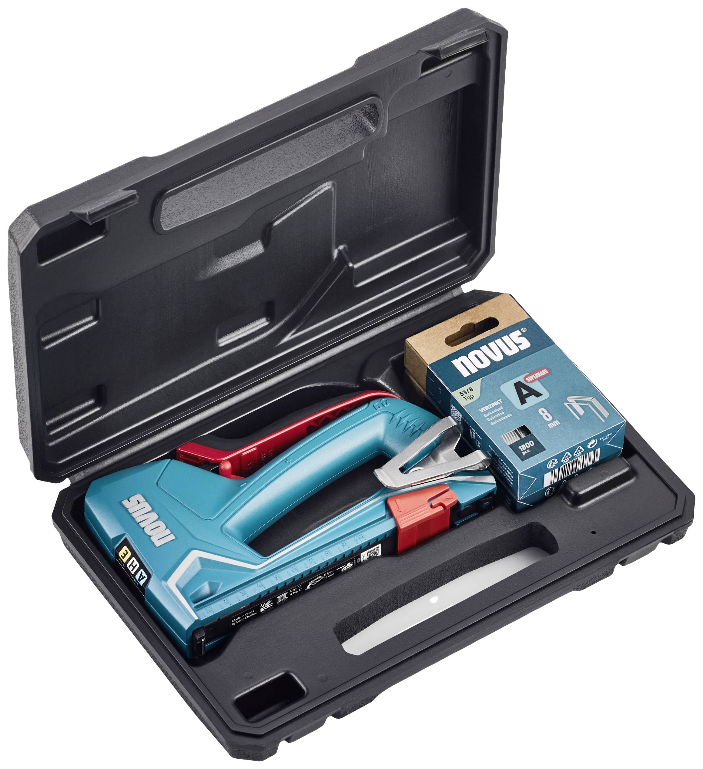 Novus Tools J-50 Set 030-0469 Handtacker Klammernlänge 6 - 14mm