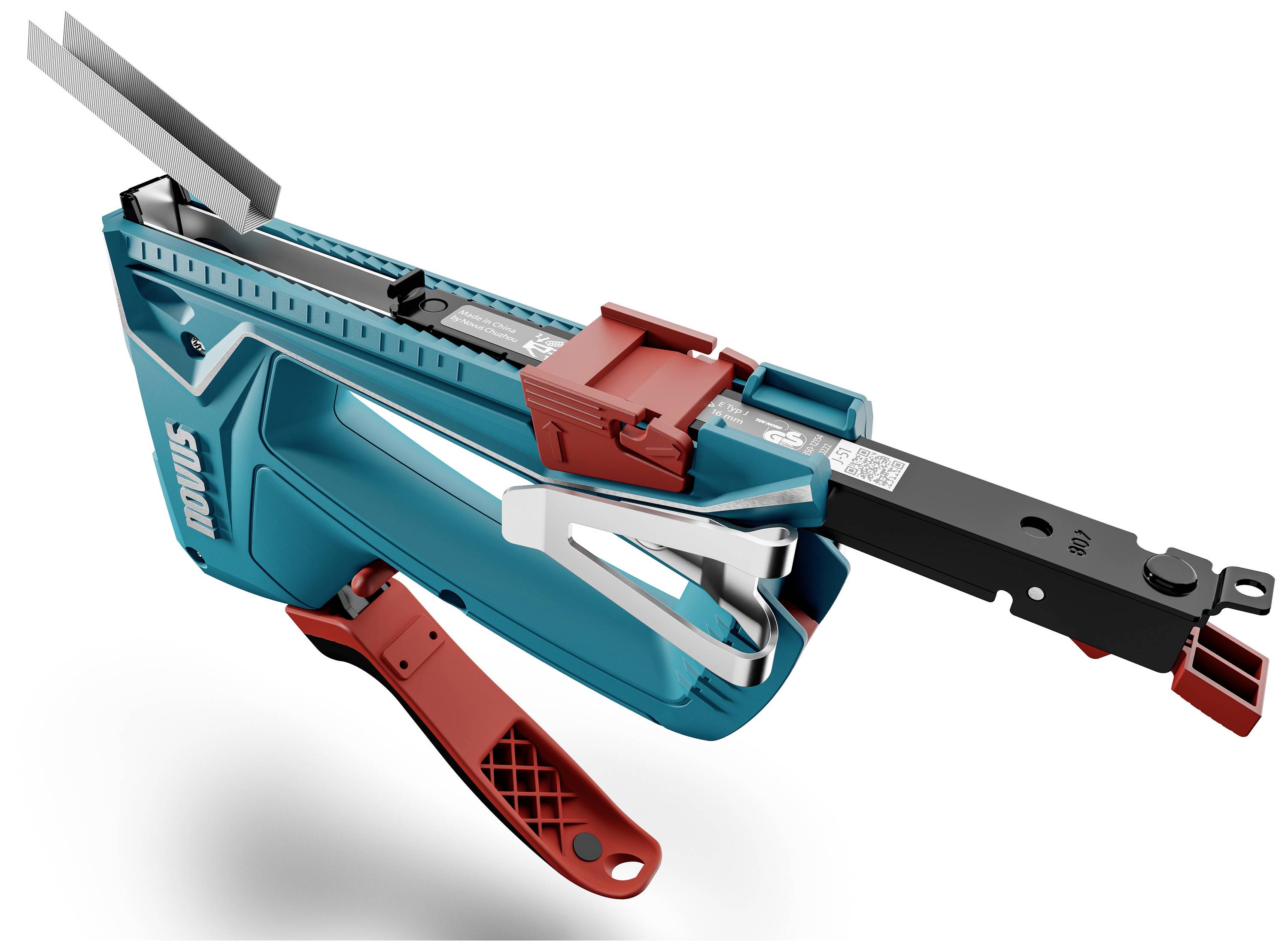 Novus Tools J-51 Set 030-0470 Handtacker Klammerntyp Typ 53F Klammernlänge 6 - 14 mm