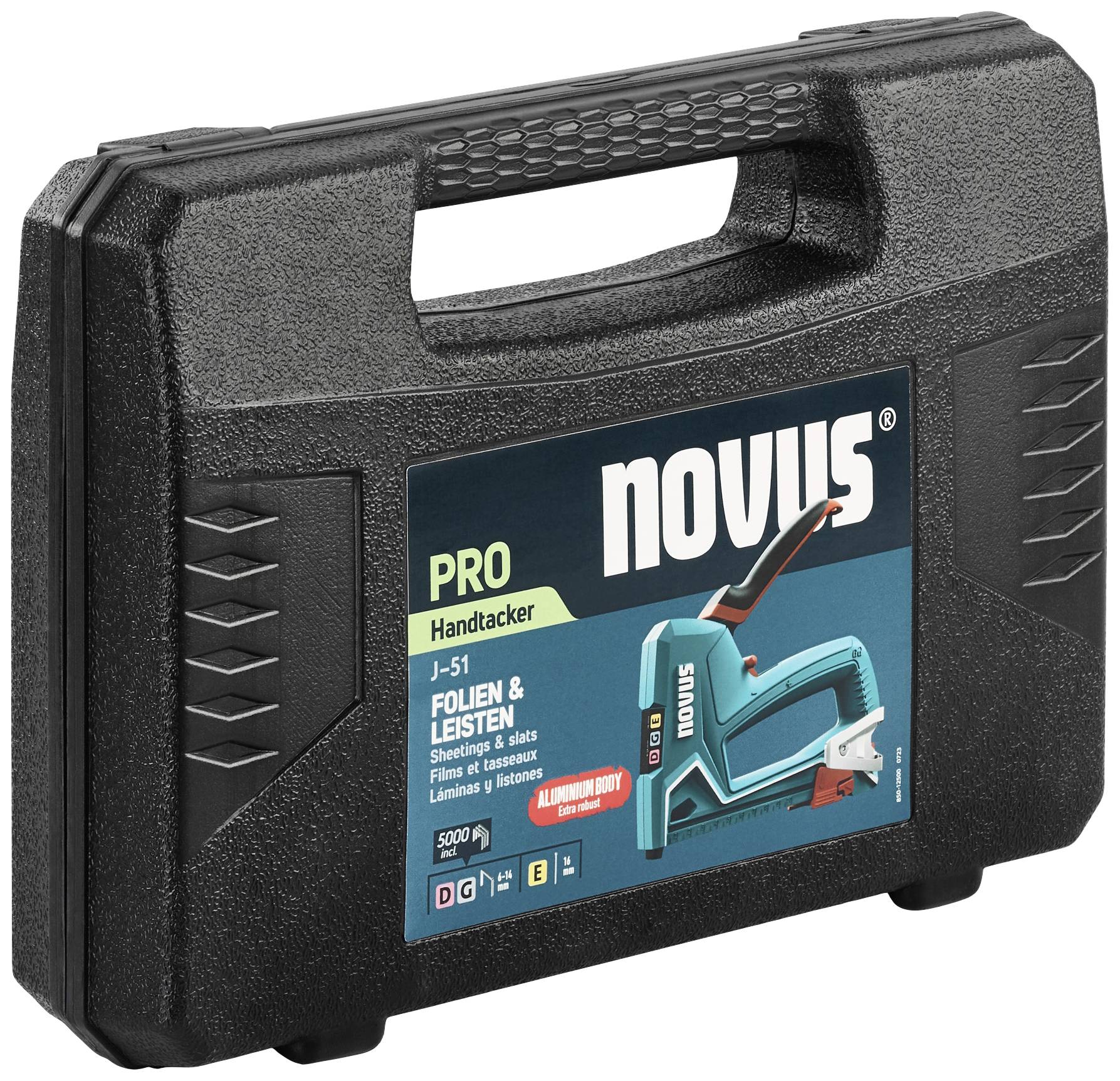 Novus Tools J-51 Set 030-0470 Handtacker Klammerntyp Typ 53F Klammernlänge 6 - 14 mm