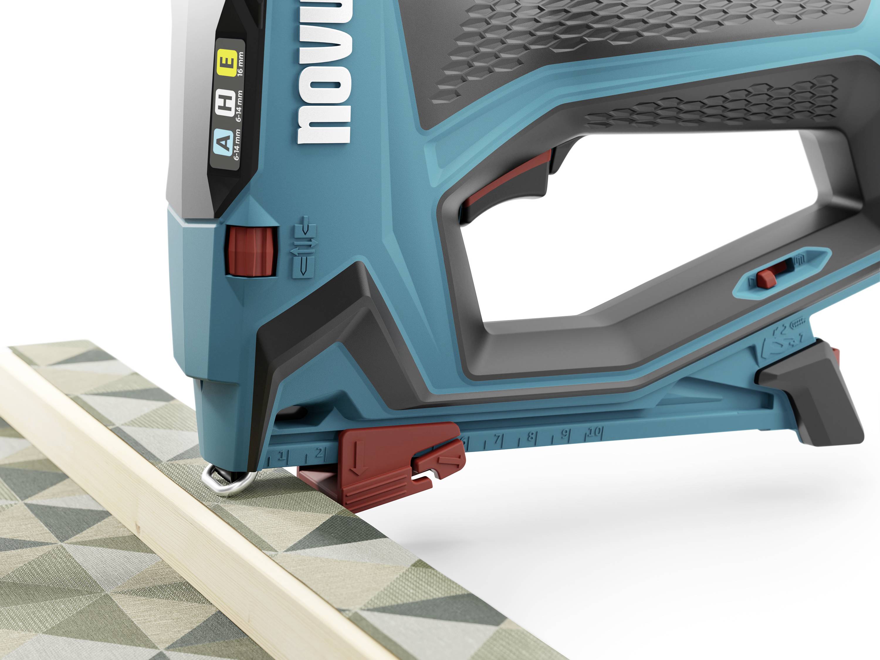 Novus Tools J-550 031-0363 Akkutacker Klammernlänge 6 - 14 mm ohne Akku, ohne Ladegerät