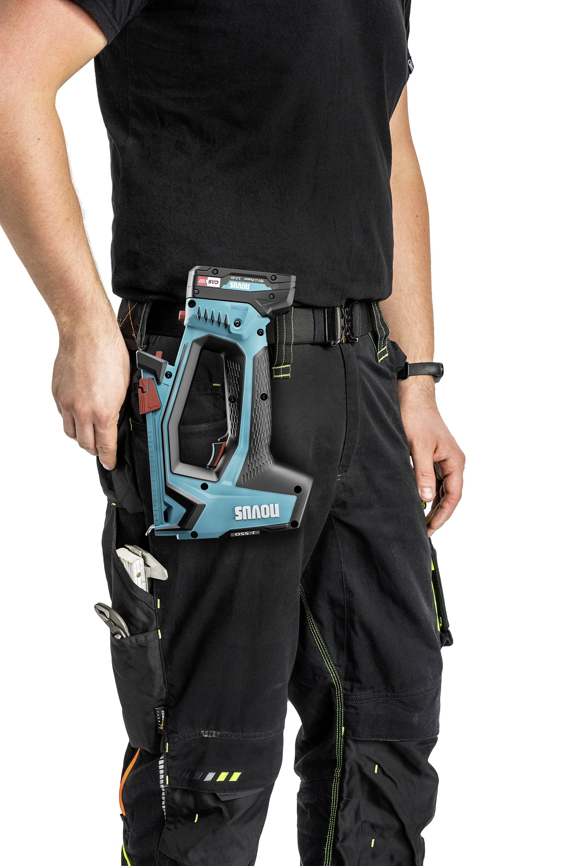 Novus Tools J-550 031-0363 Akkutacker Klammernlänge 6 - 14 mm ohne Akku, ohne Ladegerät