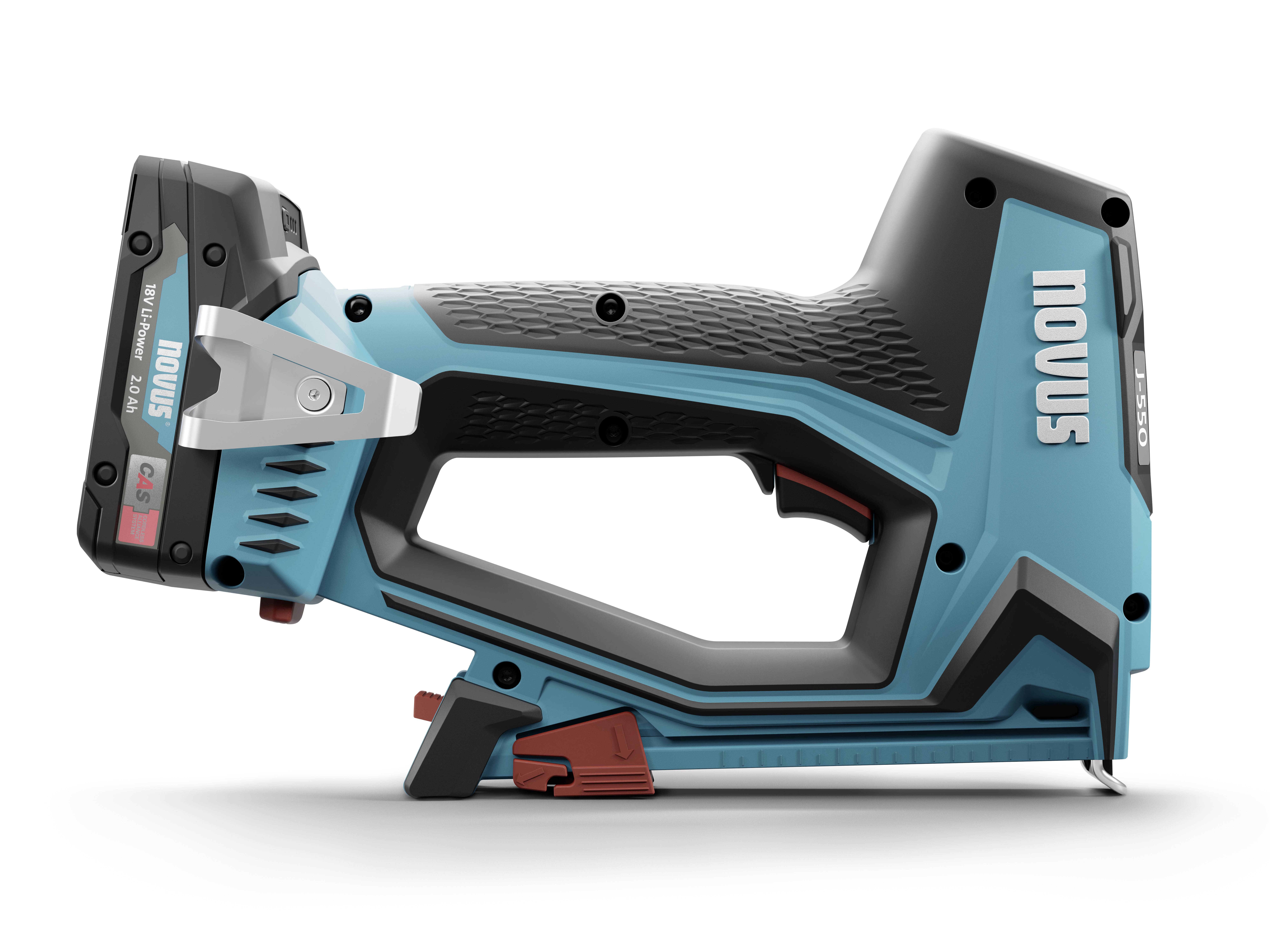 Novus Tools J-550 031-0363 Akkutacker Klammernlänge 6 - 14 mm ohne Akku, ohne Ladegerät