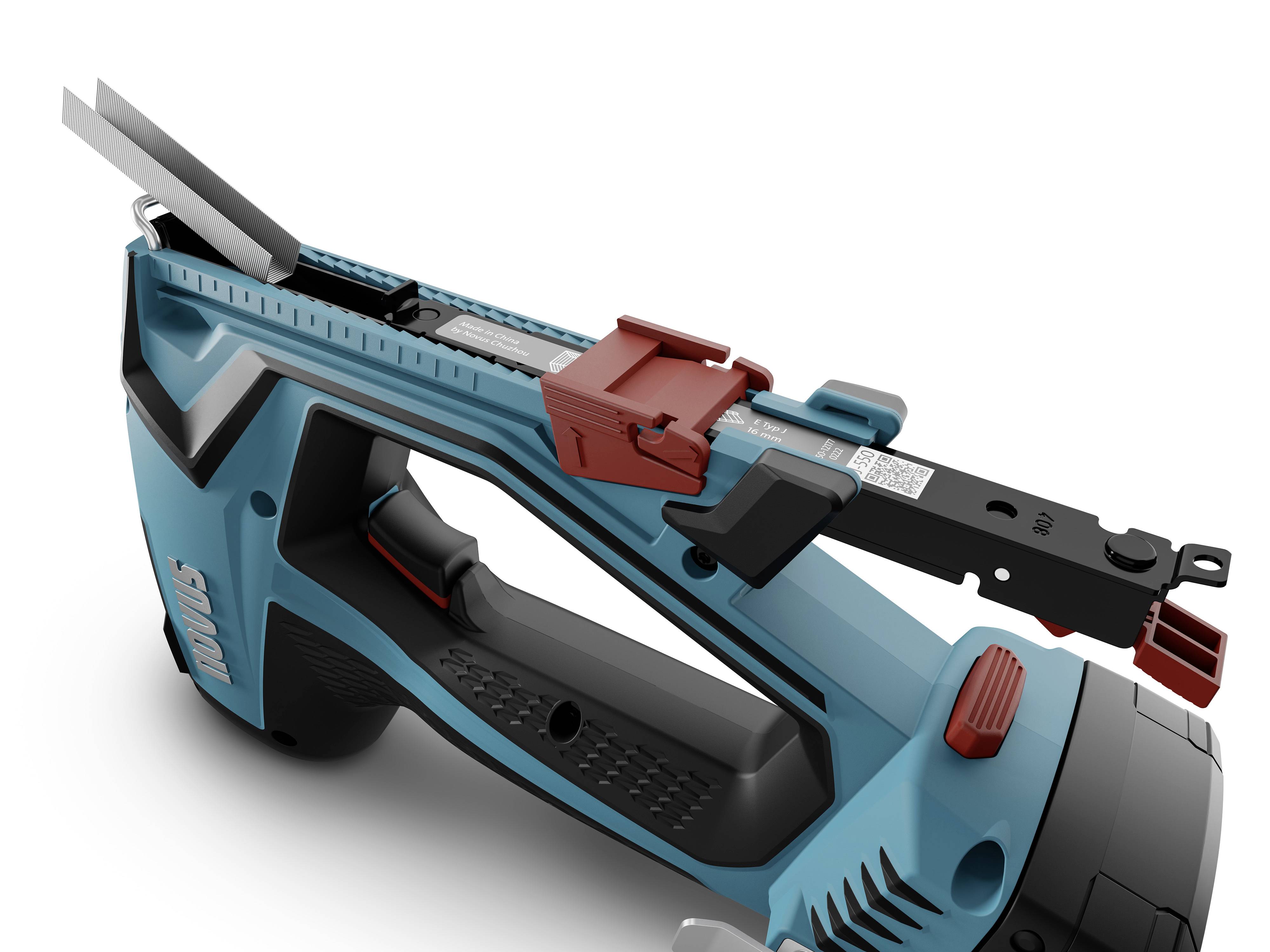 Novus Tools J-550 031-0363 Akkutacker Klammernlänge 6 - 14 mm ohne Akku, ohne Ladegerät