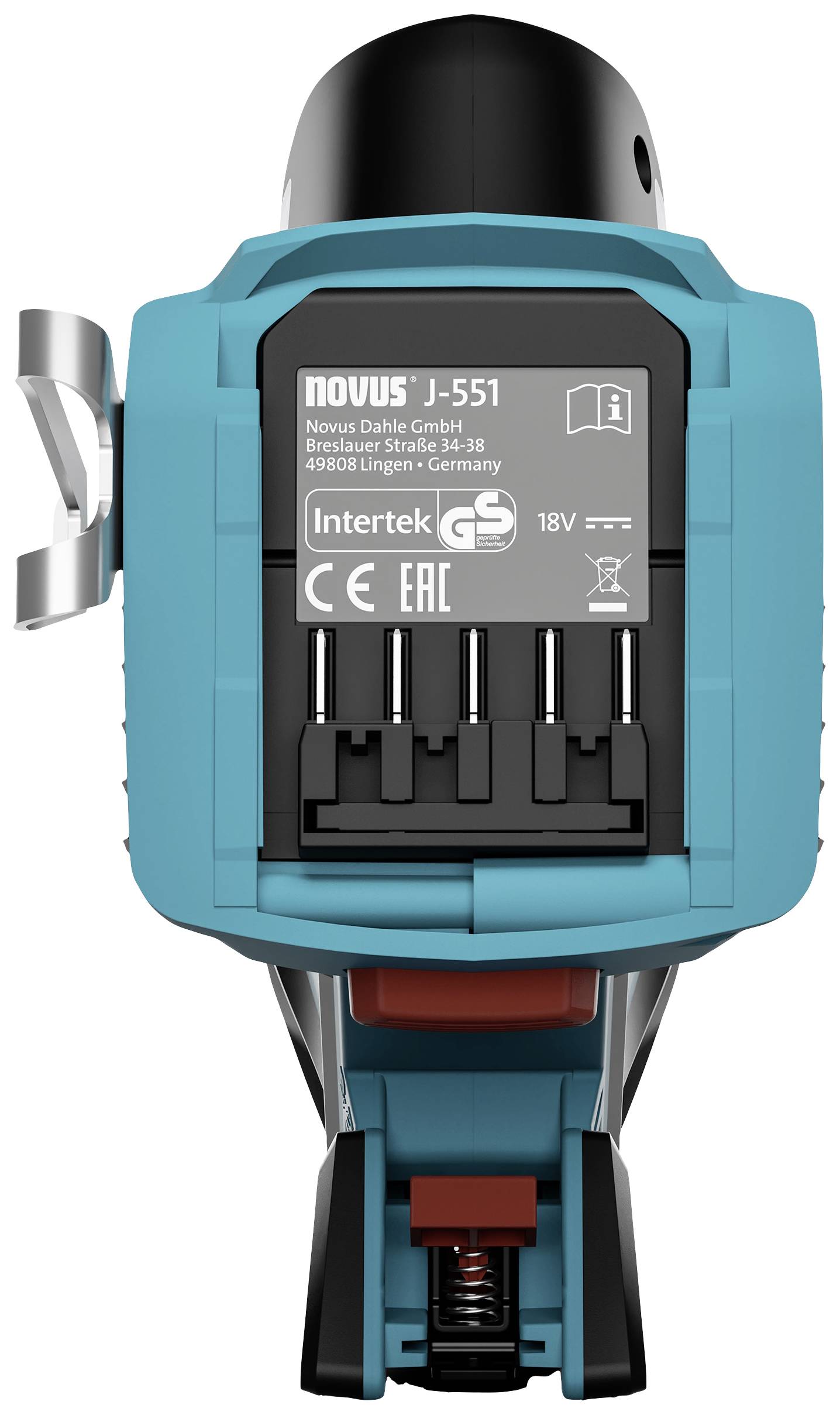 Novus Tools J-551 031-0365 Akkutacker Klammerntyp Typ 53F Klammernlänge 6 - 14 mm ohne Akku, ohne Ladegerät