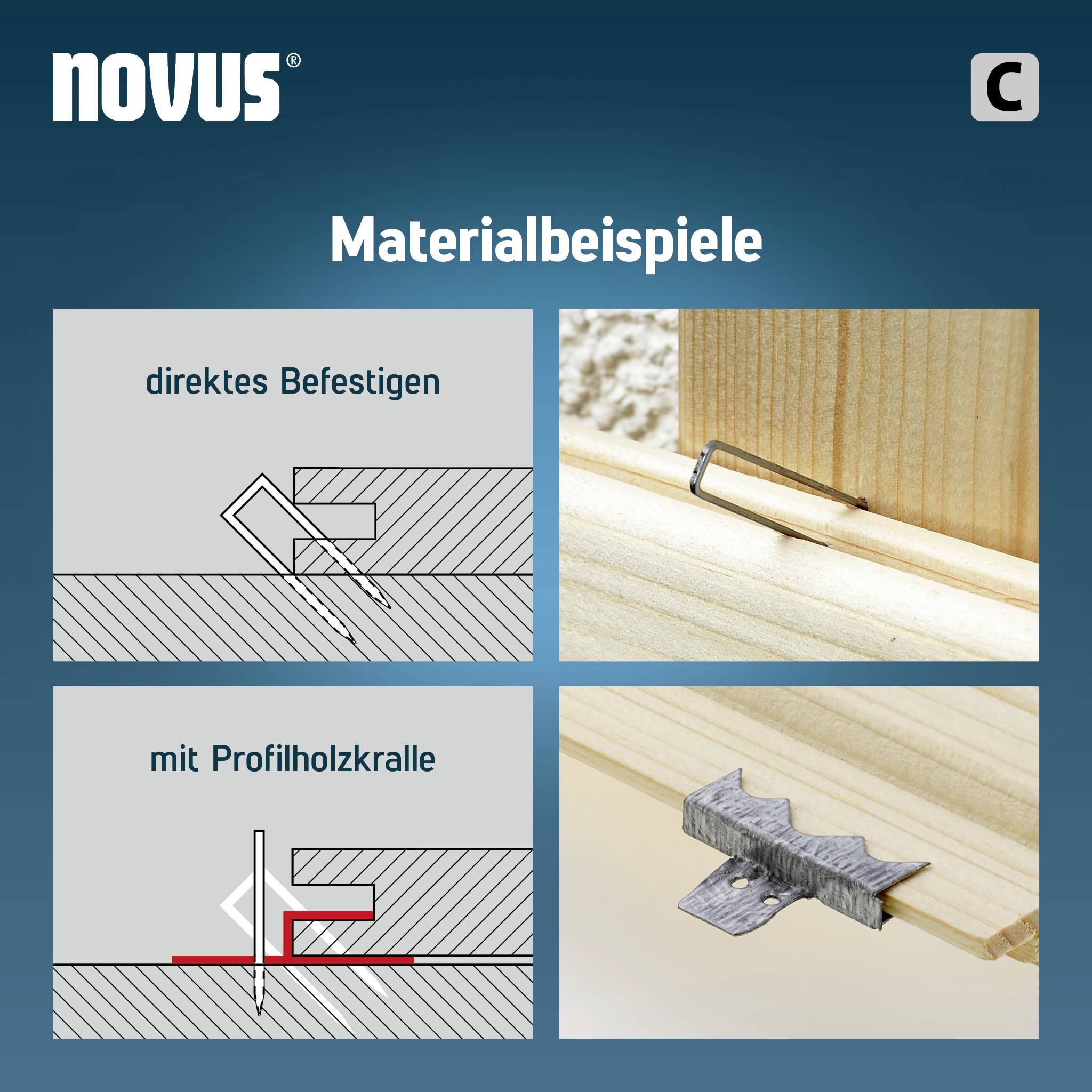 Novus Tools 042-0800 Schmalrückenklammern Typ 4 1000 St. Abmessungen (L x B) 12mm x 6.1mm