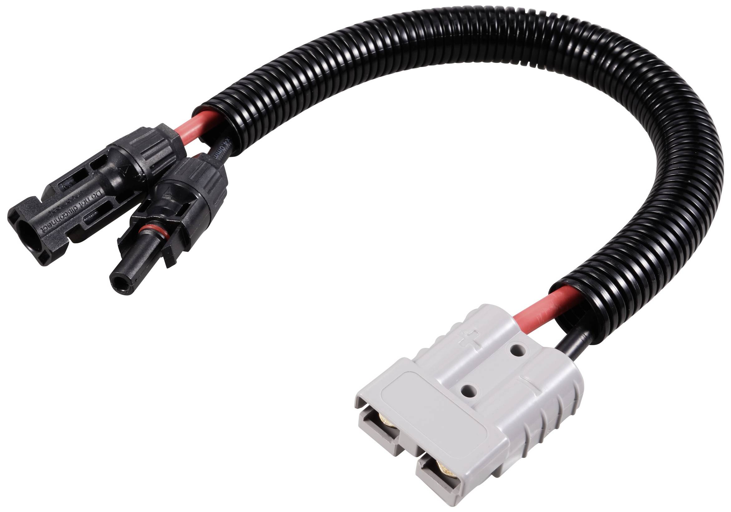 TRU COMPONENTS Starkstrom Steckverbinder zu Solar Stecker Typ A TC-12195716 Schwarz, Rot Inhalt: 1St.