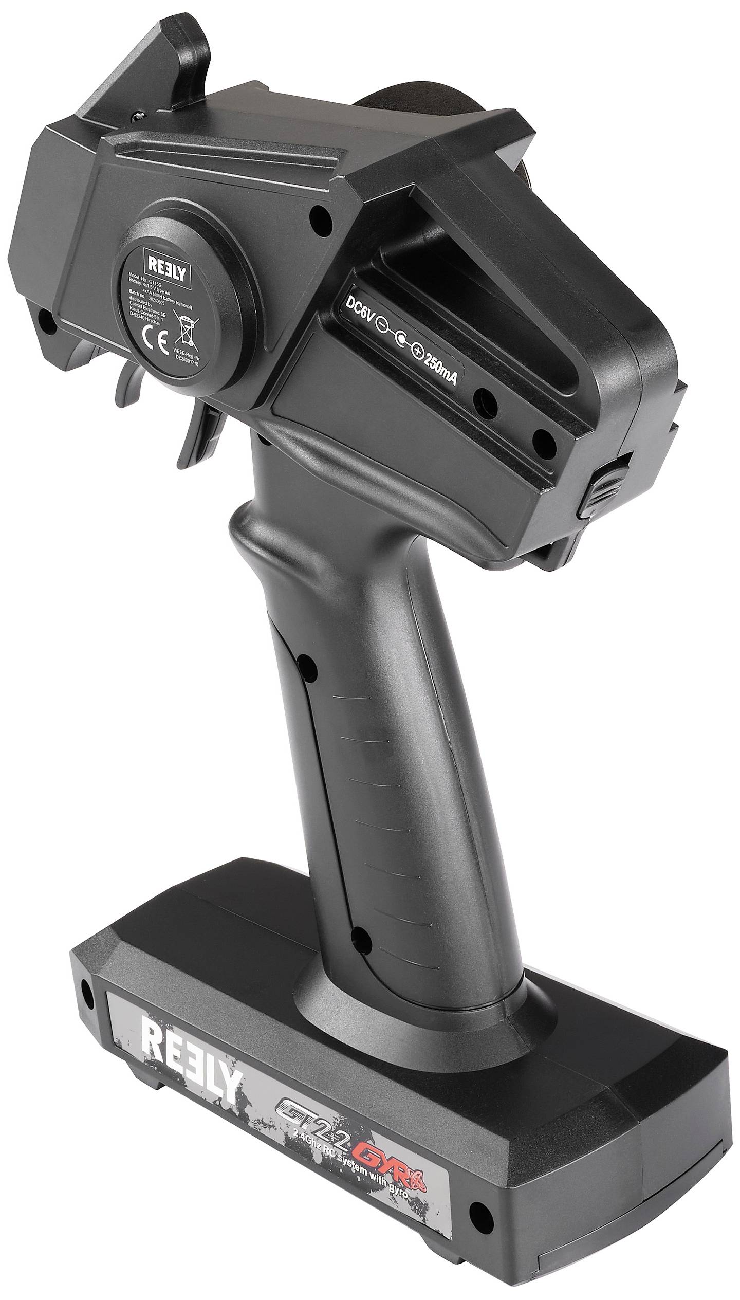 Reely GT2+2 GYRO Pistolengriff-Fernsteuerung 2,4GHz Anzahl Kanäle: 4 inkl. Empfänger