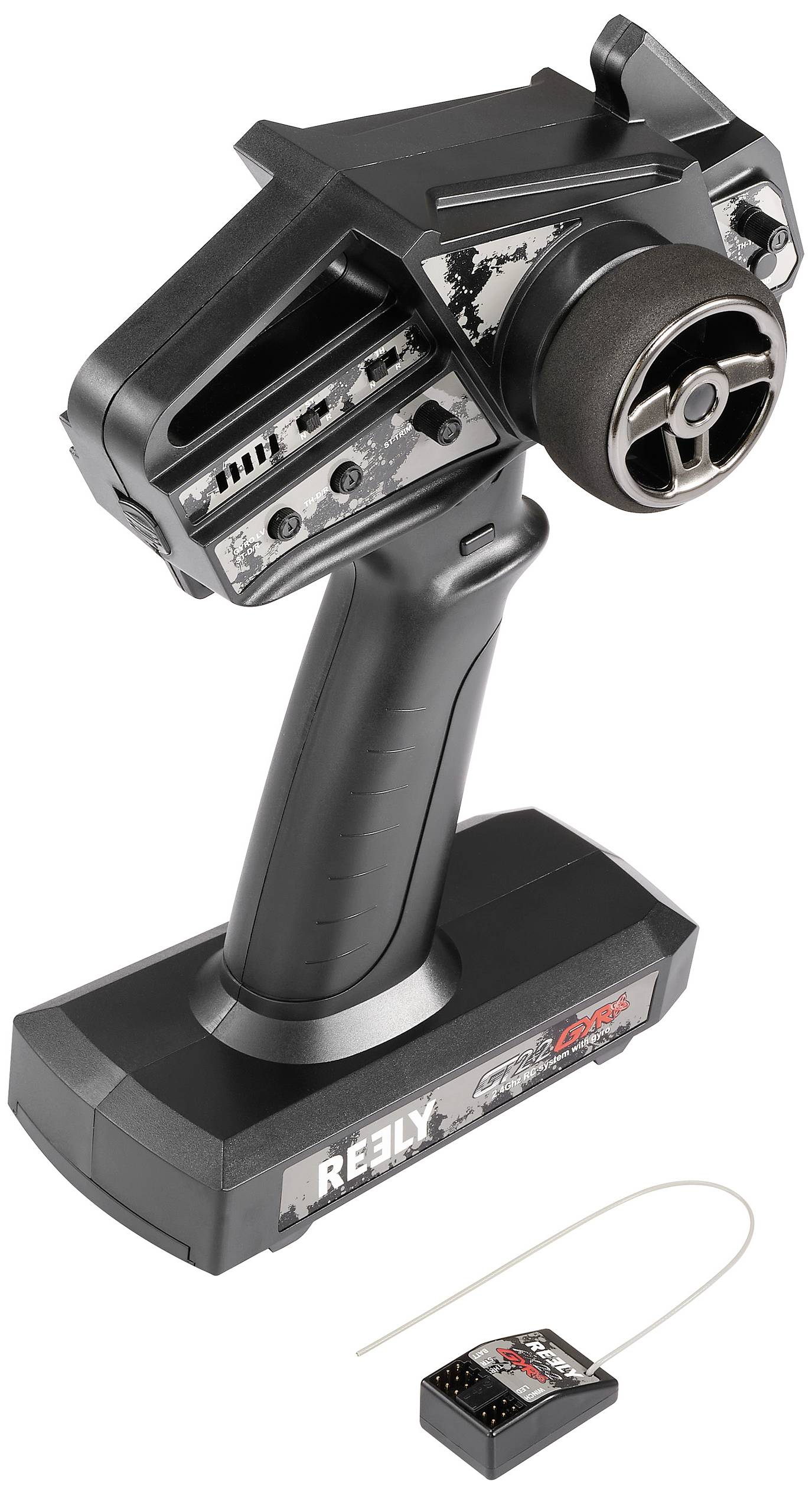 Reely GT2+2 GYRO Pistolengriff-Fernsteuerung 2,4GHz Anzahl Kanäle: 4 inkl. Empfänger