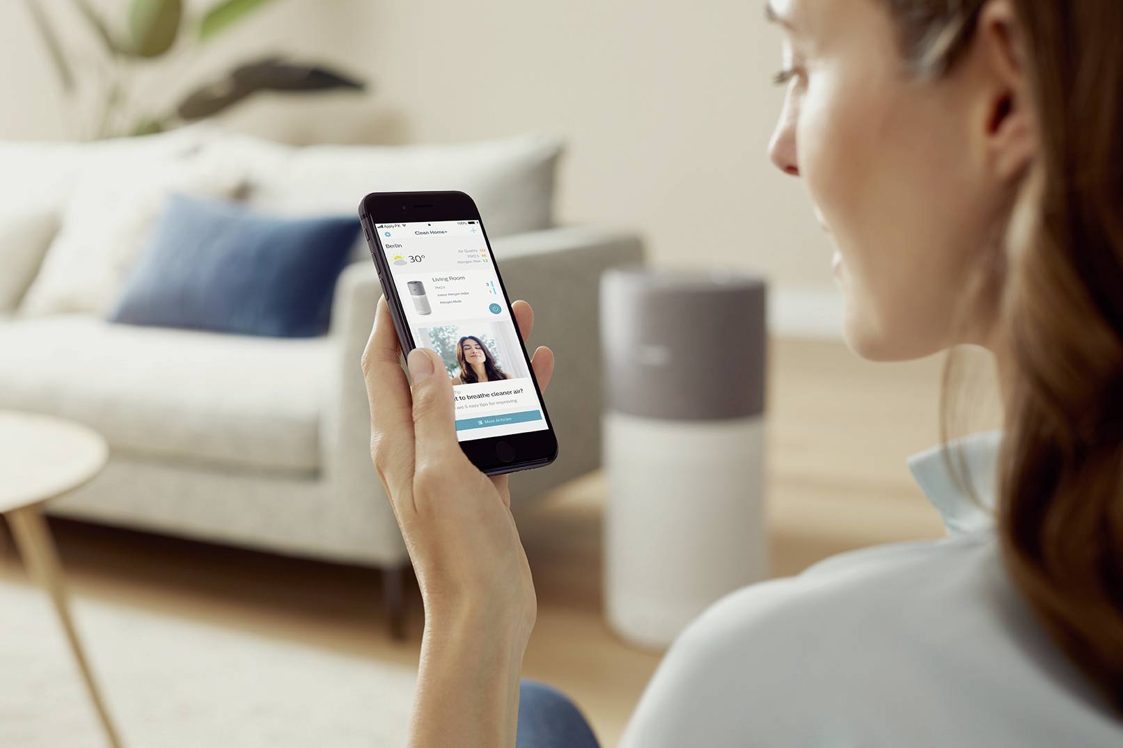 Philips AC4236/10 4000i Series Luftreiniger 158 m² Weiß, Grau