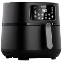 Philips Home HD9285/93 Heißluft-Fritteuse 7.2l 2000W App steuerbar, Antihaftbeschichtung, BPA-frei Schwarz, Silber Philips Home HD9285/93 Heißluft-Fritteuse 7.2l 2000W App steuerbar, Antihaftbeschichtung, BPA-frei Schwarz, Silber