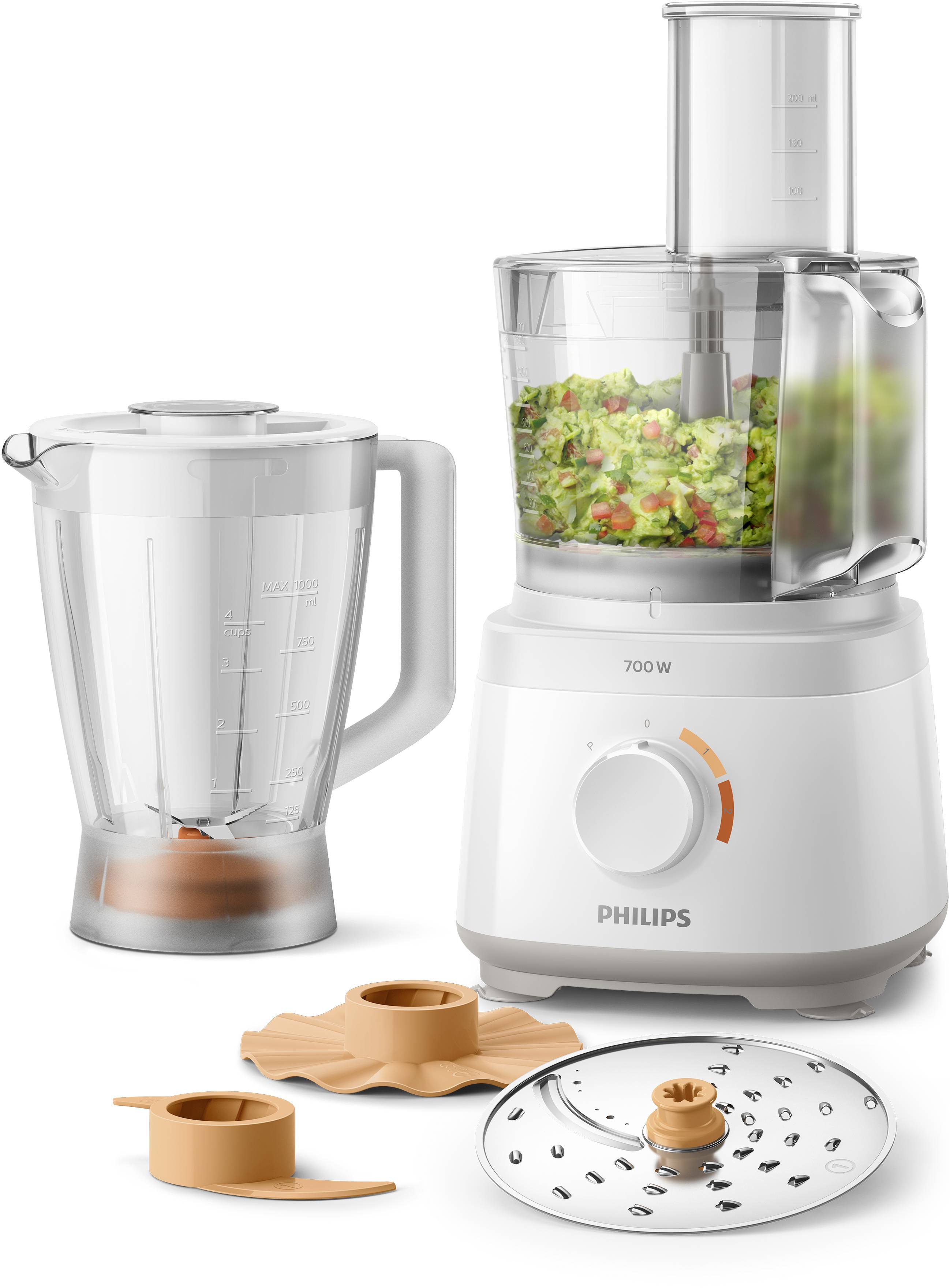 Philips Home HR7320/00 Küchenmaschine 700W Weiß