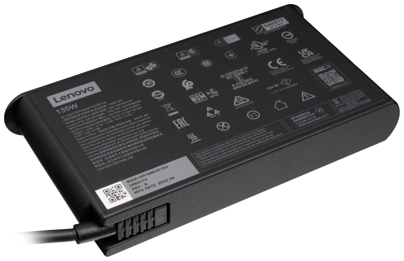 Lenovo 5A10W86297 Notebook-Netzteil 135W 20V 6.75A