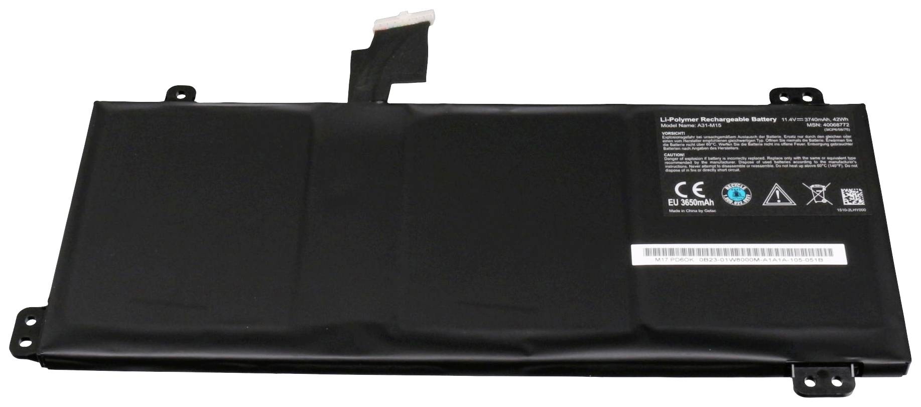 Medion Notebook-Akku 11.4V 3740 mAh