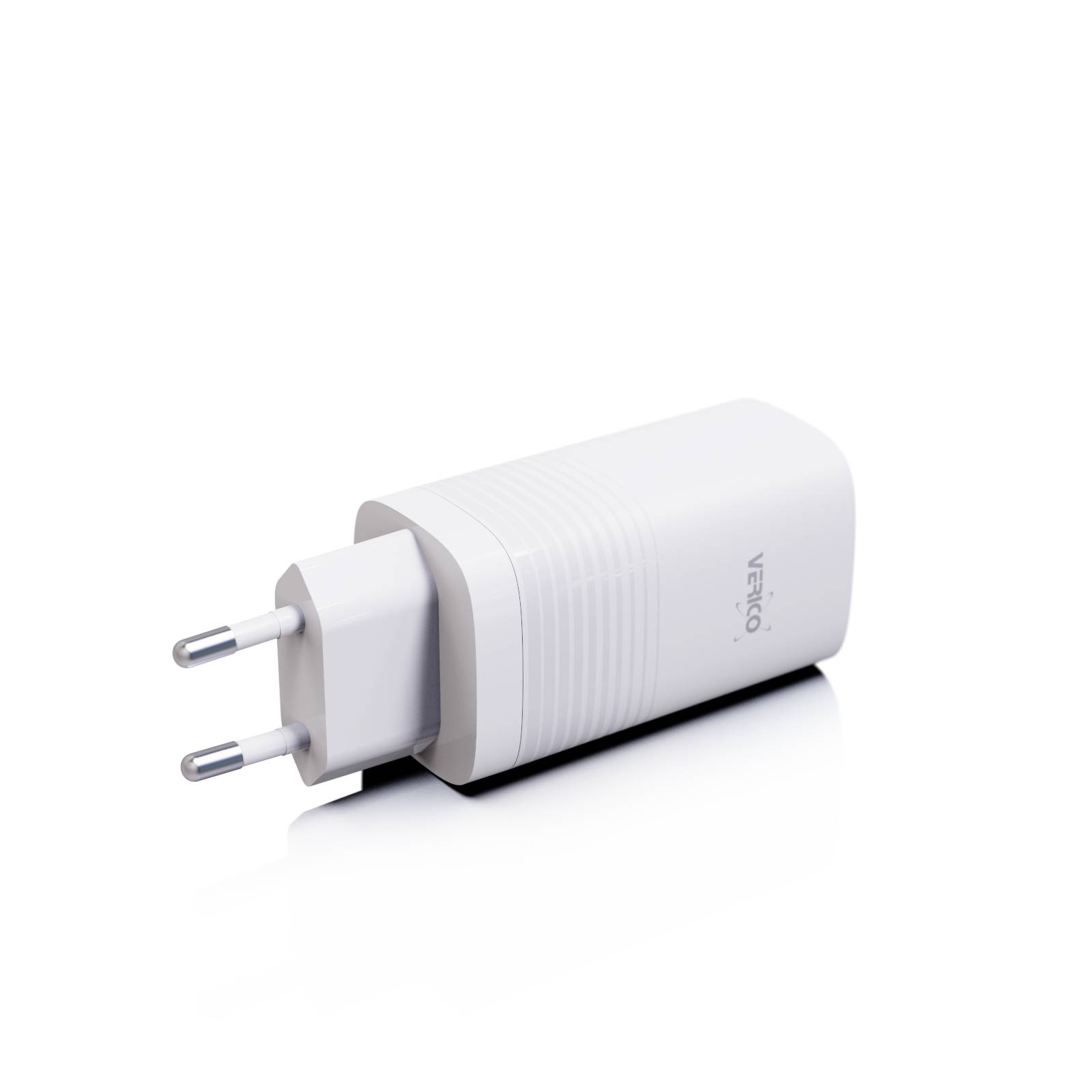 Verico Mojo 65W GaN 3 USB Ladegerät 65 W 1x USB-A, 2x USB-C® USB PD Weiß Innenbereich