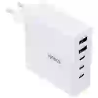 Verico Mojo 140W GaN 5 USB Ladegerät 140W 2x USB-A, 3x USB-C® USB PD 3.0 Weiß Innenbereich Verico Mojo 140W GaN 5 USB Ladegerät 140W 2x USB-A, 3x USB-C® USB PD 3.0 Weiß Innenbereich