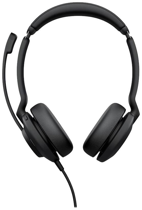 Jabra Evolve2 30 SE MS Stereo On Ear Headset kabelgebunden Stereo Schwarz Mikrofon-Rauschunterdrückung, Noise Cancelling Headset