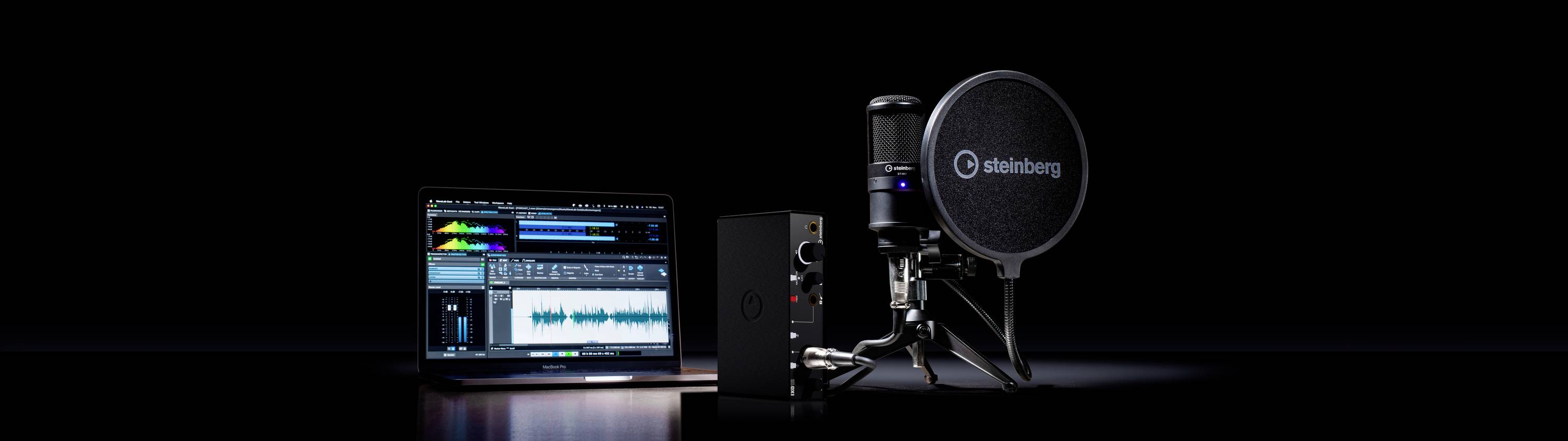 Audio Interface Steinberg IXO12 Podcast Pack inkl. Software