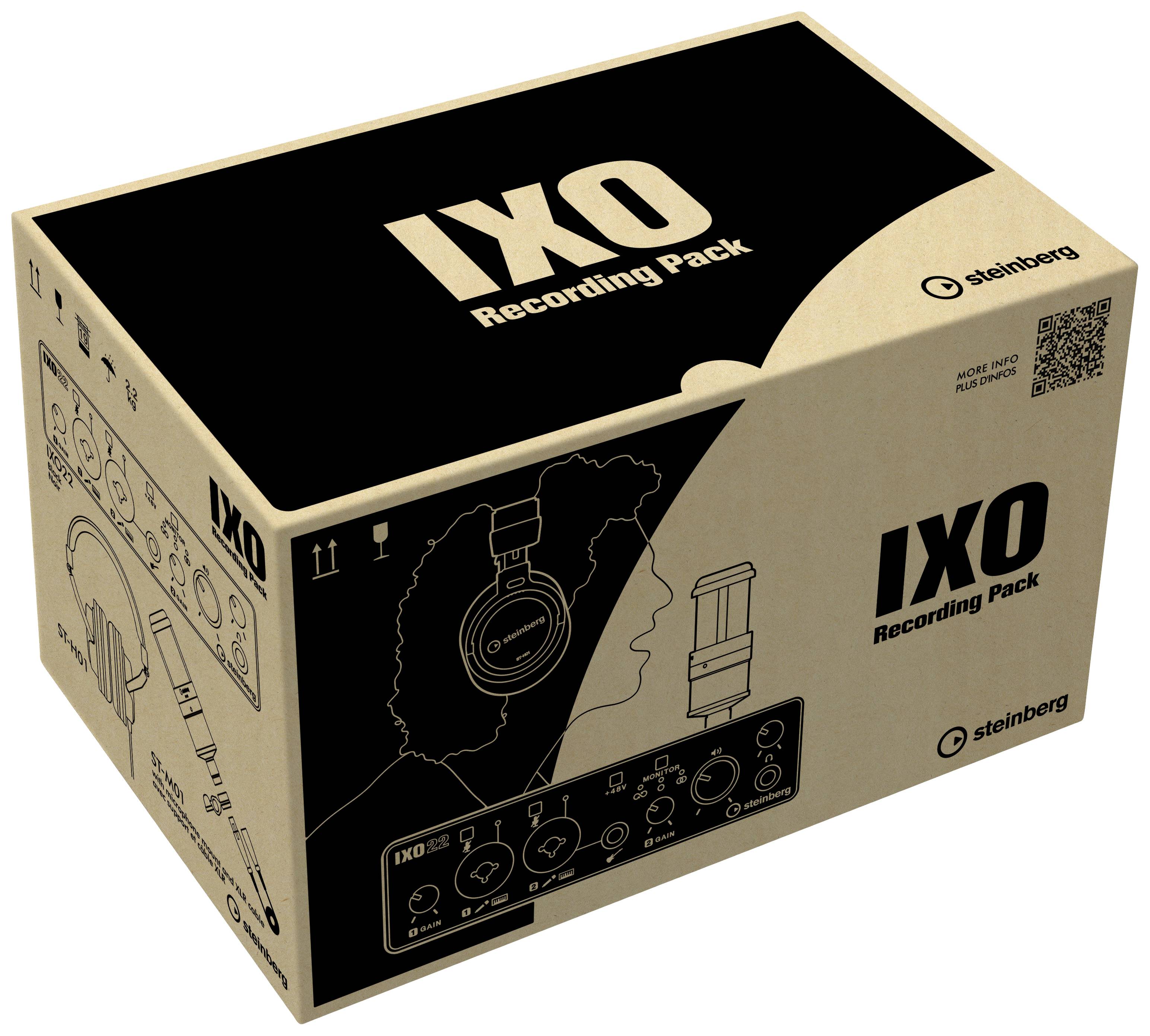 Audio Interface Steinberg IXO22 Recording Pack inkl. Software