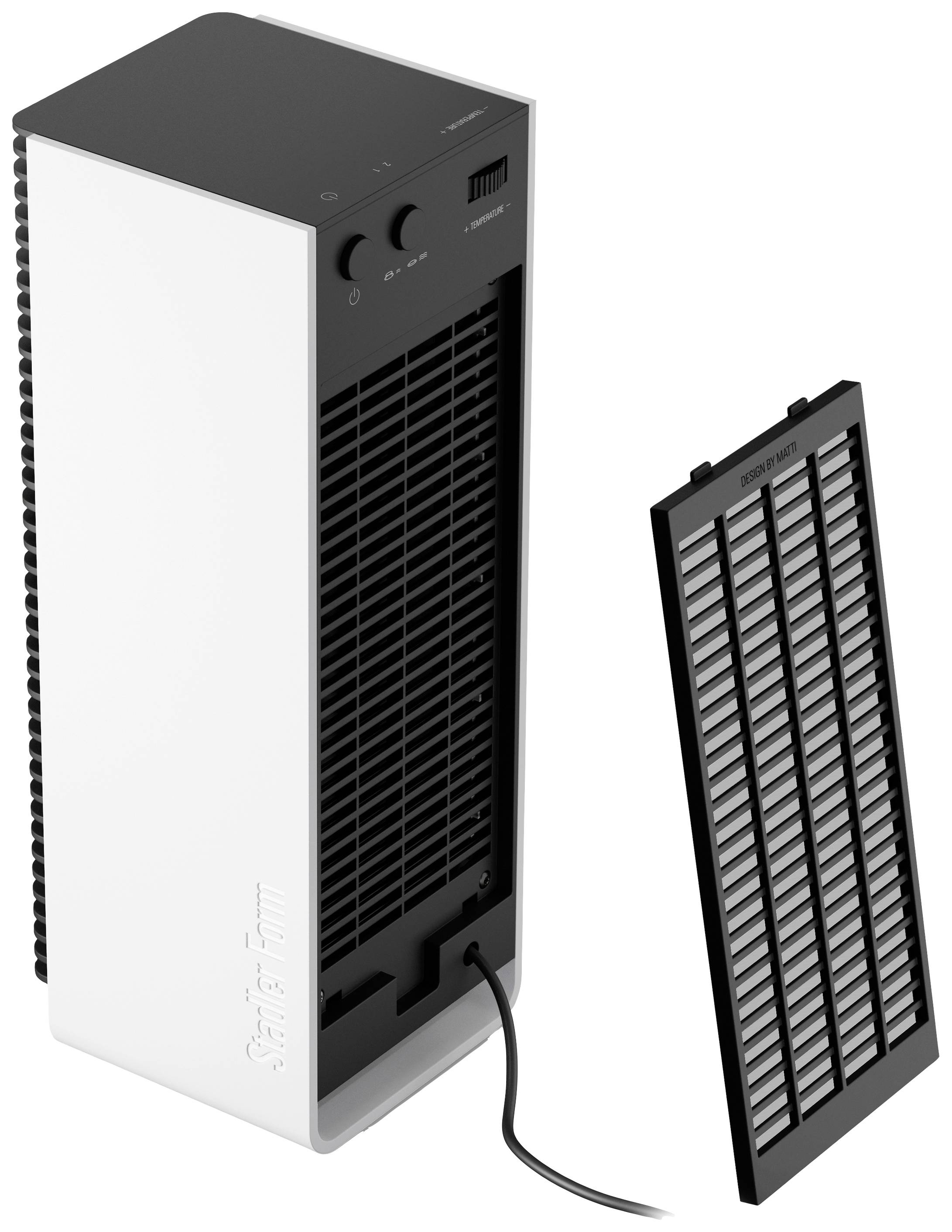 Stadler Form Sam little Heizlüfter n.rel 20m² Weiß, Schwarz