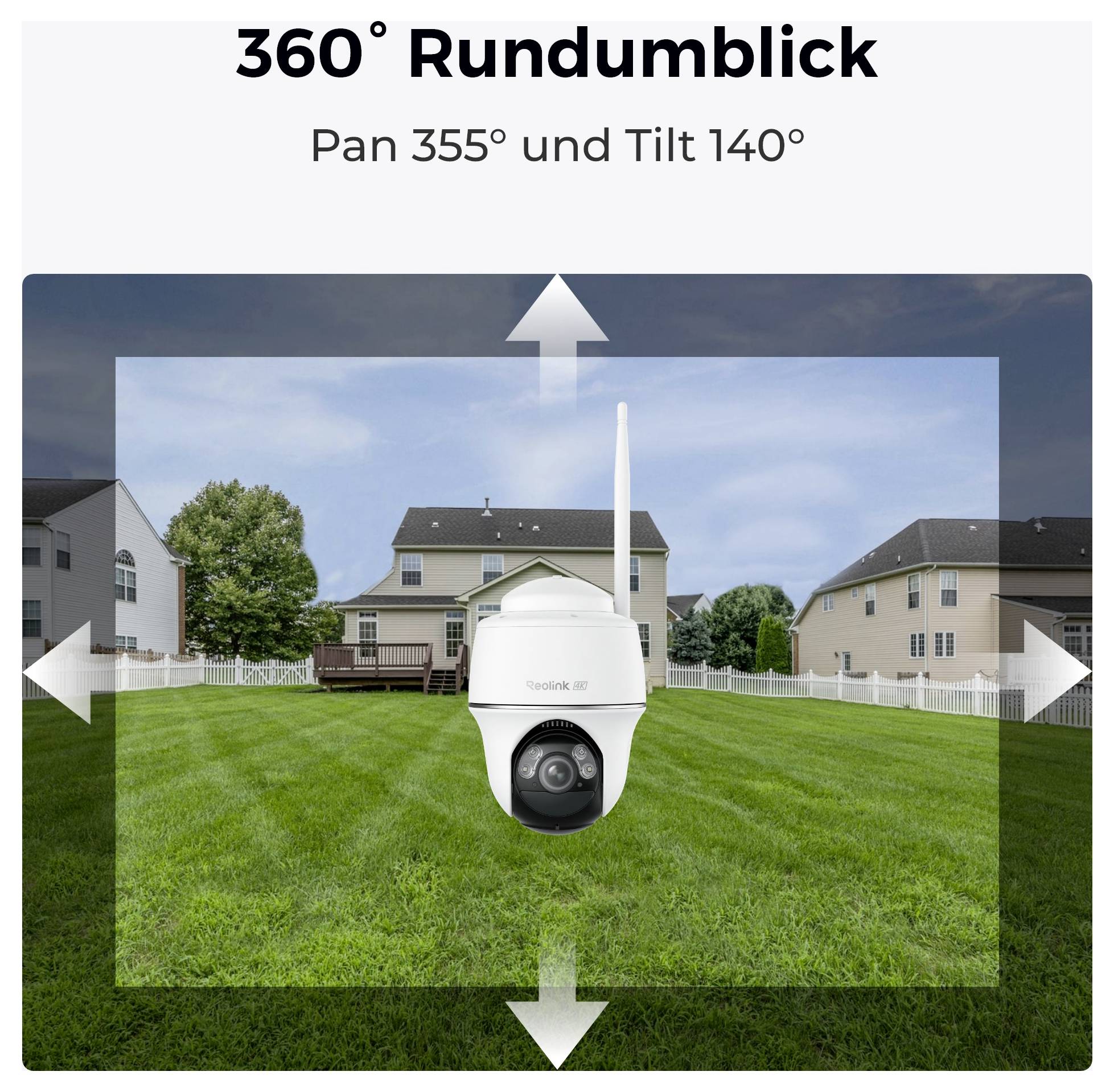 Reolink Argus Series B440 WLAN IP Überwachungskamera 3840 x 2160 Pixel