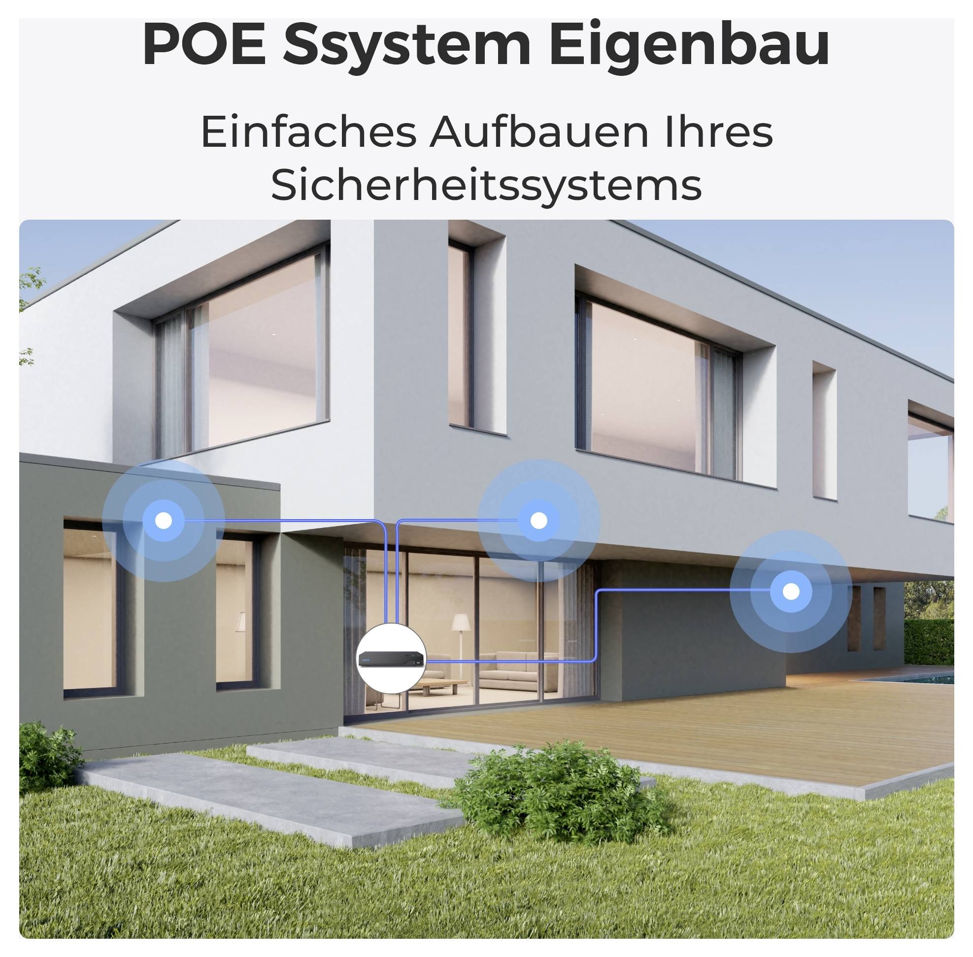 Reolink D340P Video-Türsprechanlage LAN Komplett-Set