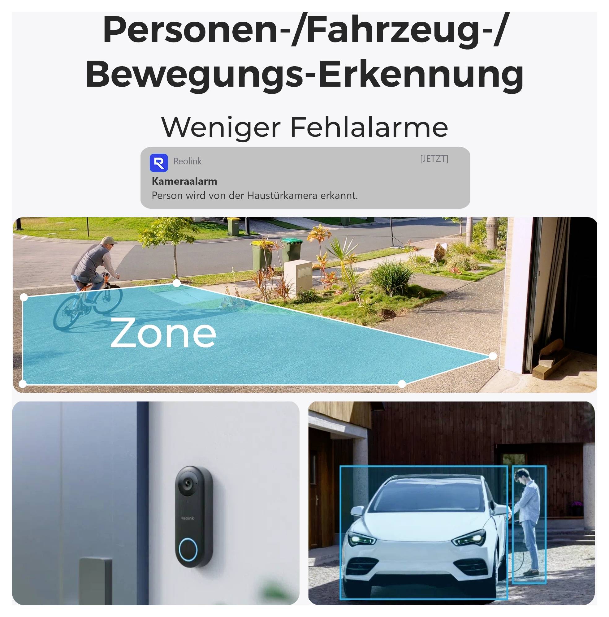 Reolink D340W Video-Türsprechanlage WLAN Komplett-Set