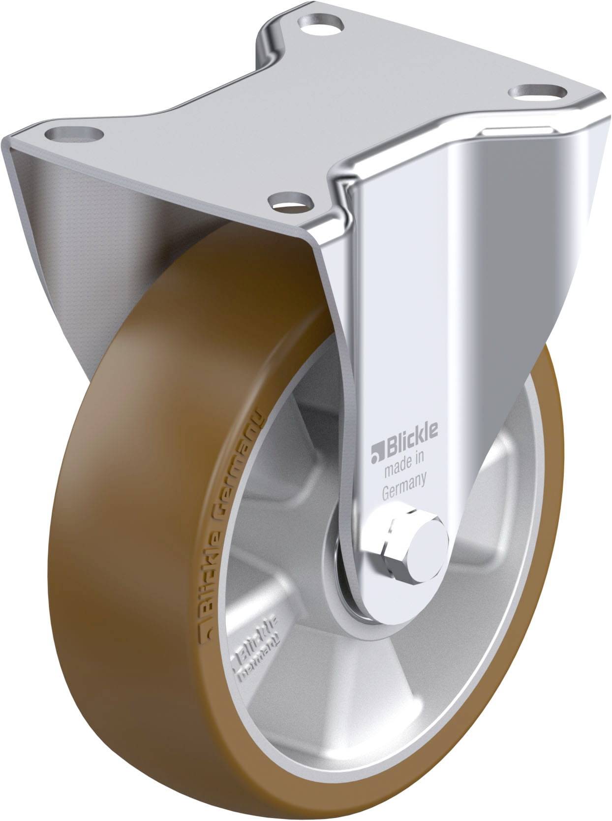 Blickle 915942 B-ALB 125K Stahlblech-Bockrolle Rad-Durchmesser: 125mm Tragfähigkeit (max.): 250kg 1St.