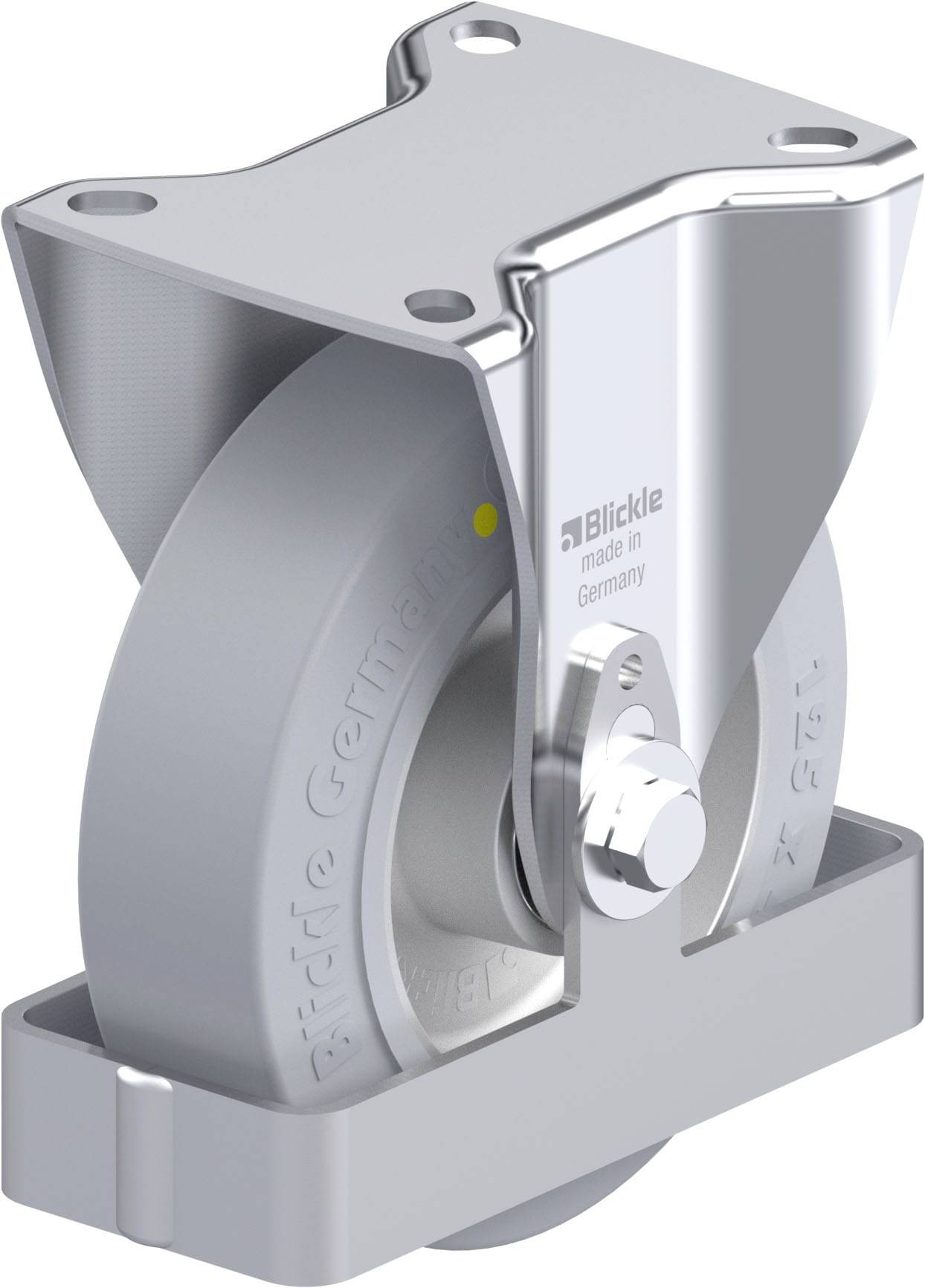 Blickle 938495 B-ALEV 125K-SG-AS-FS Stahlblech-Bockrolle Rad-Durchmesser: 125mm Tragfähigkeit (max.): 250kg 1St.