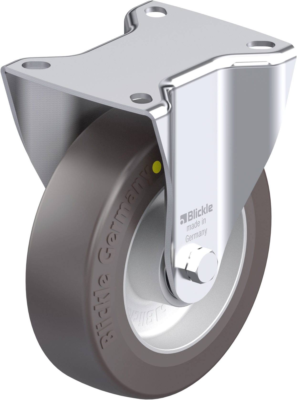 Blickle 884646 B-ALST 125K-AS Stahlblech-Bockrolle Rad-Durchmesser: 125mm Tragfähigkeit (max.): 250kg 1St.