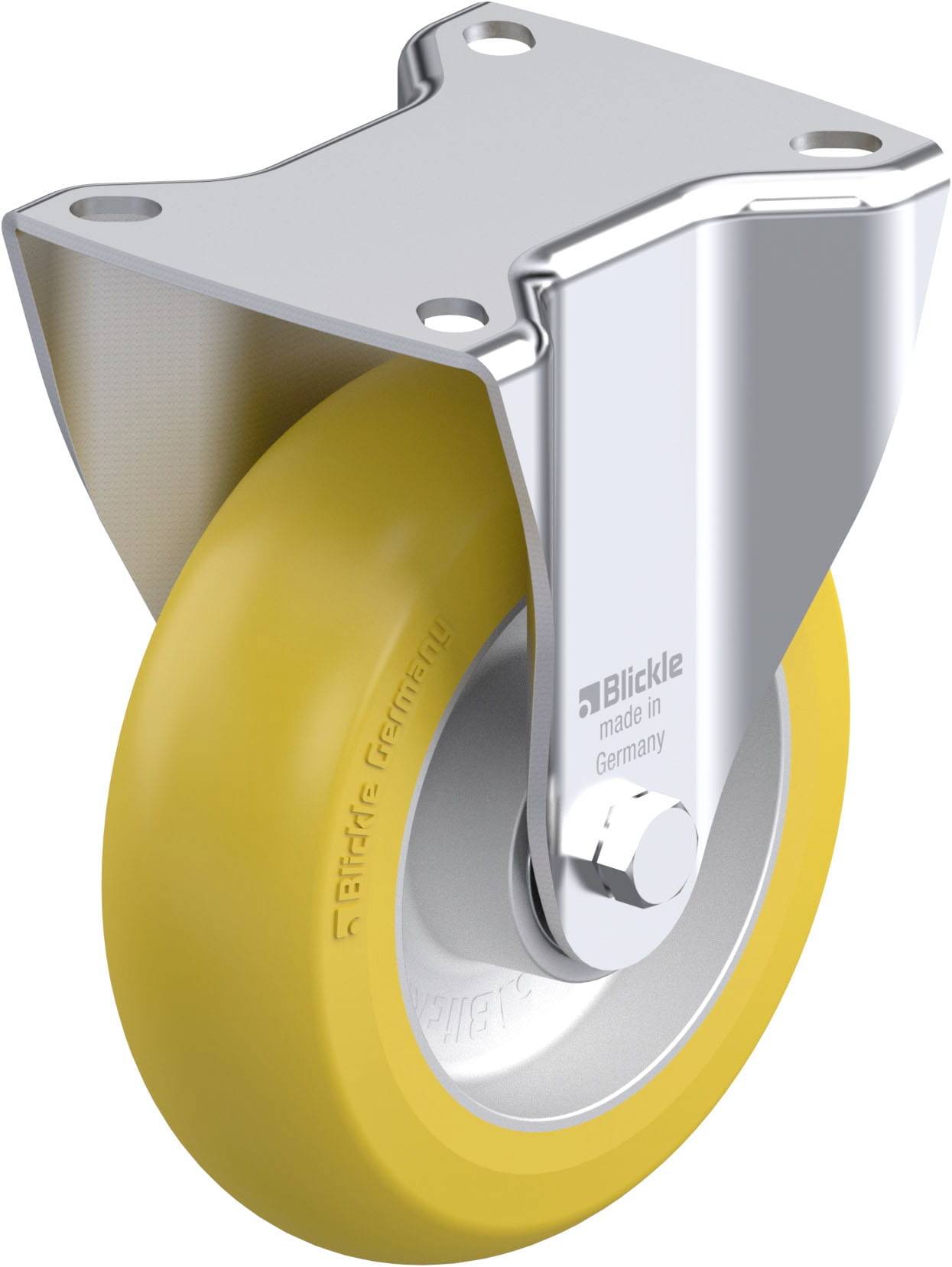 Blickle 884600 B-ALTH 125K-CO Stahlblech-Bockrolle Rad-Durchmesser: 125mm Tragfähigkeit (max.): 250kg 1St.