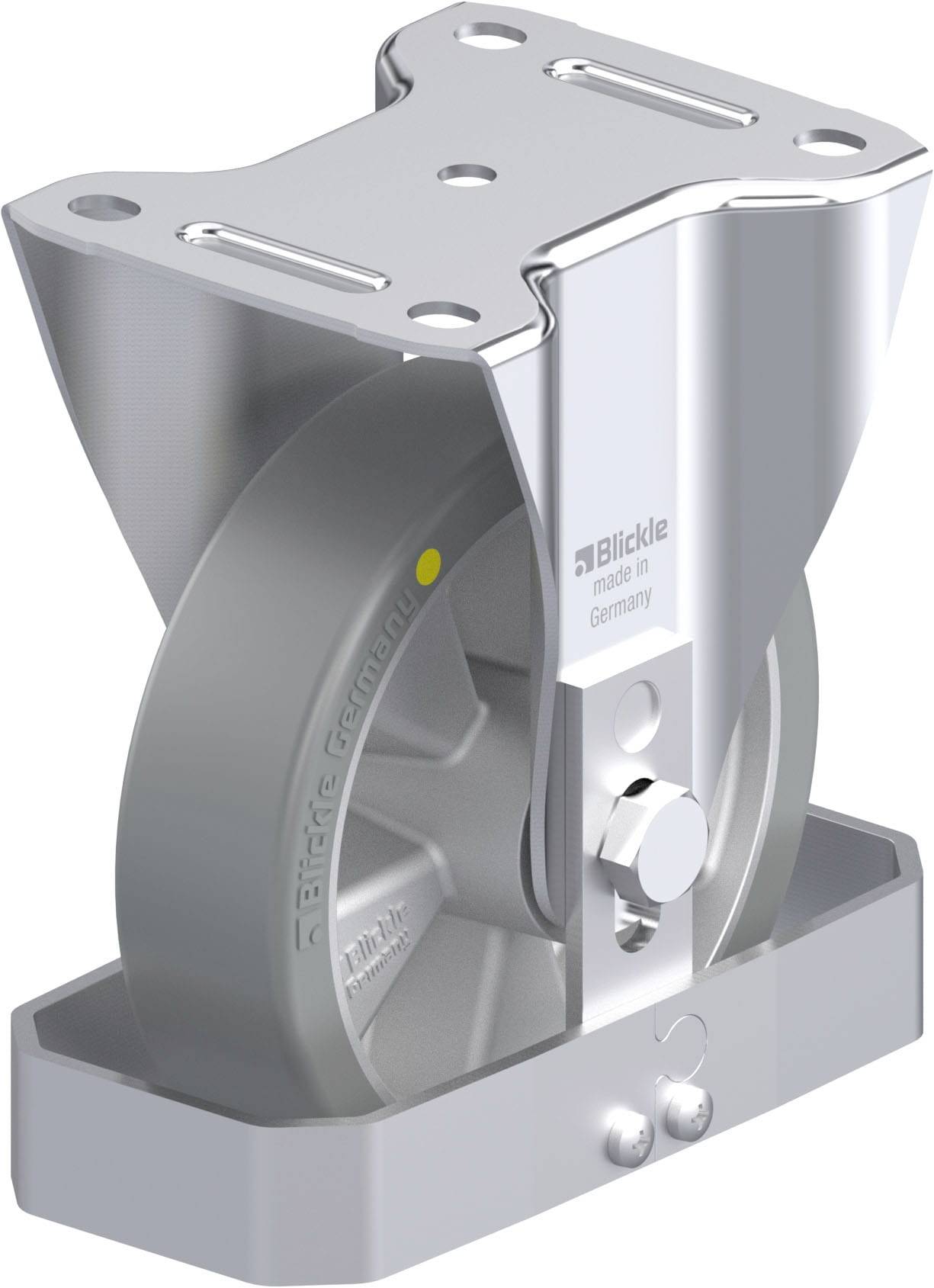 Blickle 939323 B-ALTH 151K-AS-FS Stahlblech-Bockrolle Rad-Durchmesser: 150mm Tragfähigkeit (max.): 400kg 1St.