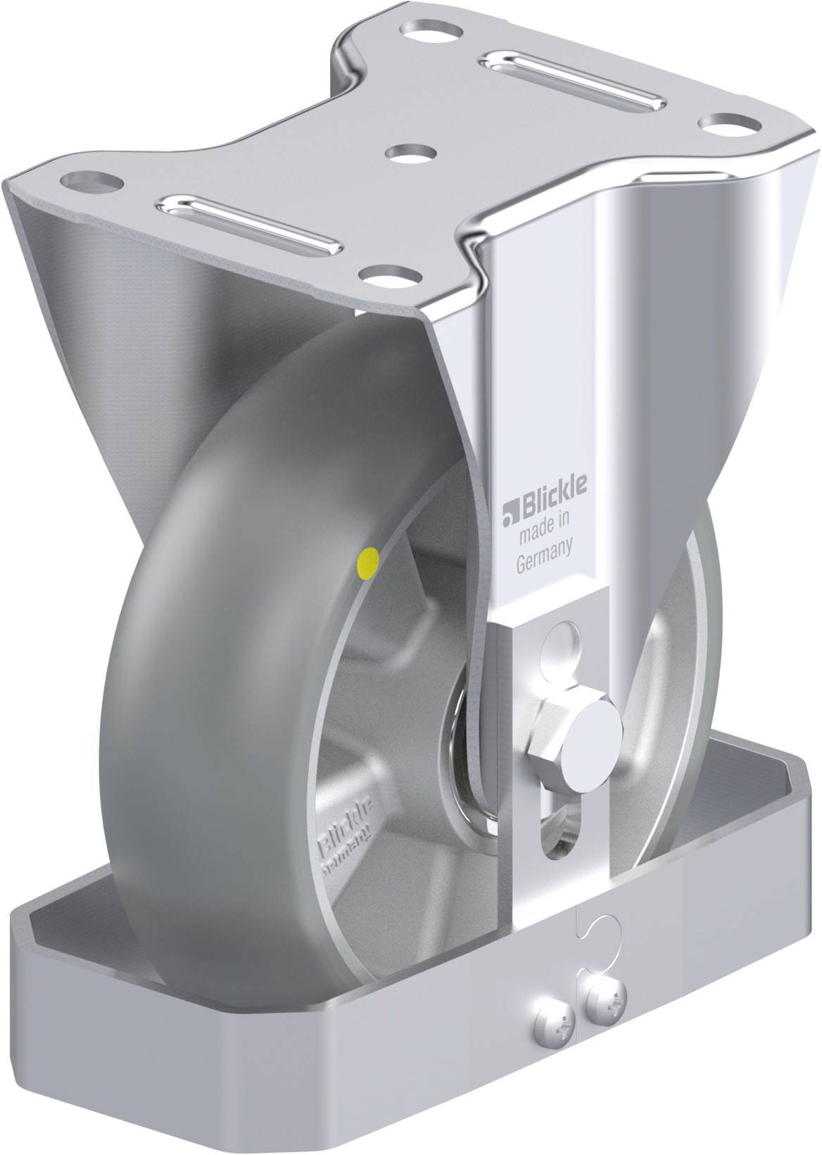 Blickle 939324 B-ALTH 160K-AS-CO-FS Stahlblech-Bockrolle Rad-Durchmesser: 160mm Tragfähigkeit (max.): 400kg 1St.