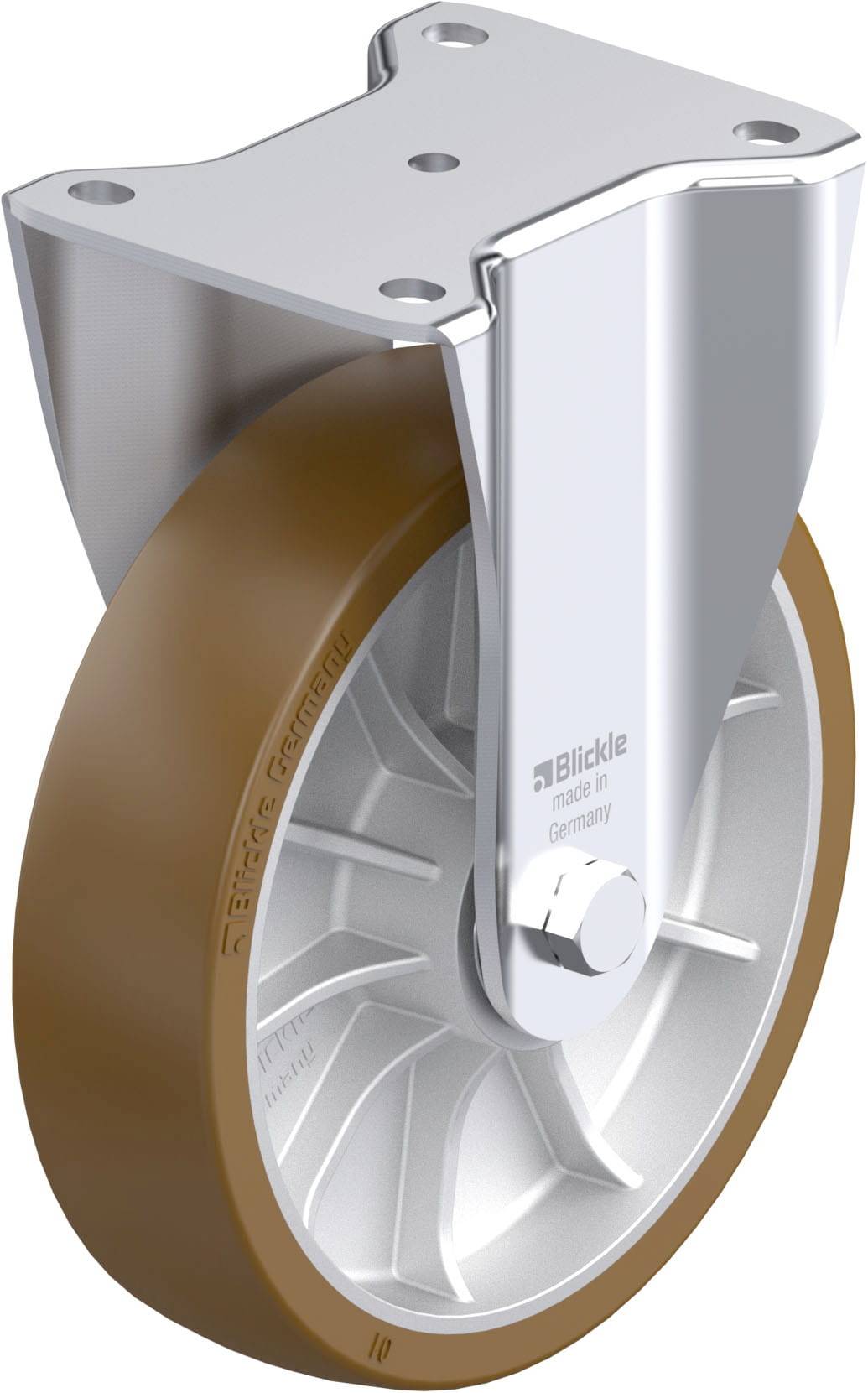 Blickle 941827 BH-ALB 202K Stahlblech-Bockrolle Rad-Durchmesser: 200mm Tragfähigkeit (max.): 900kg 1St.
