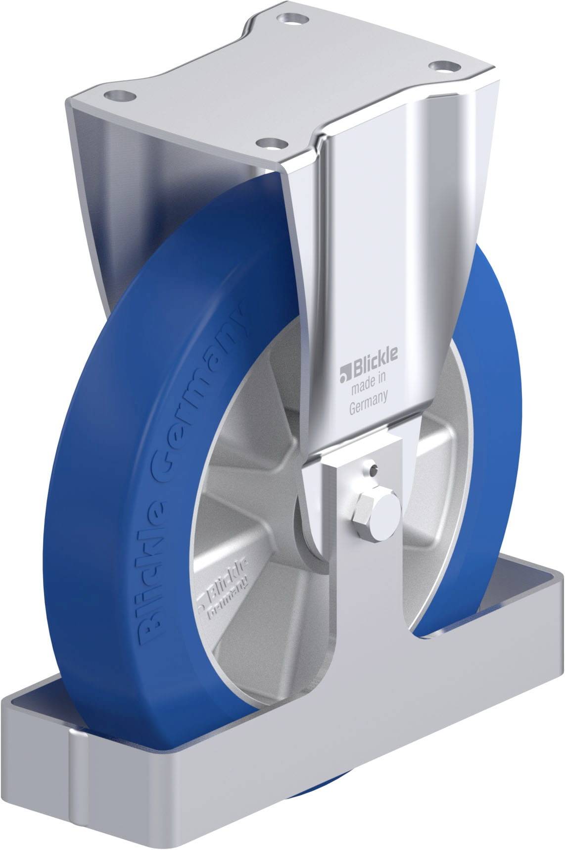 Blickle 761578 BH-ALBS 250K-FS Stahlblech-Bockrolle Rad-Durchmesser: 250mm Tragfähigkeit (max.): 850kg 1St.