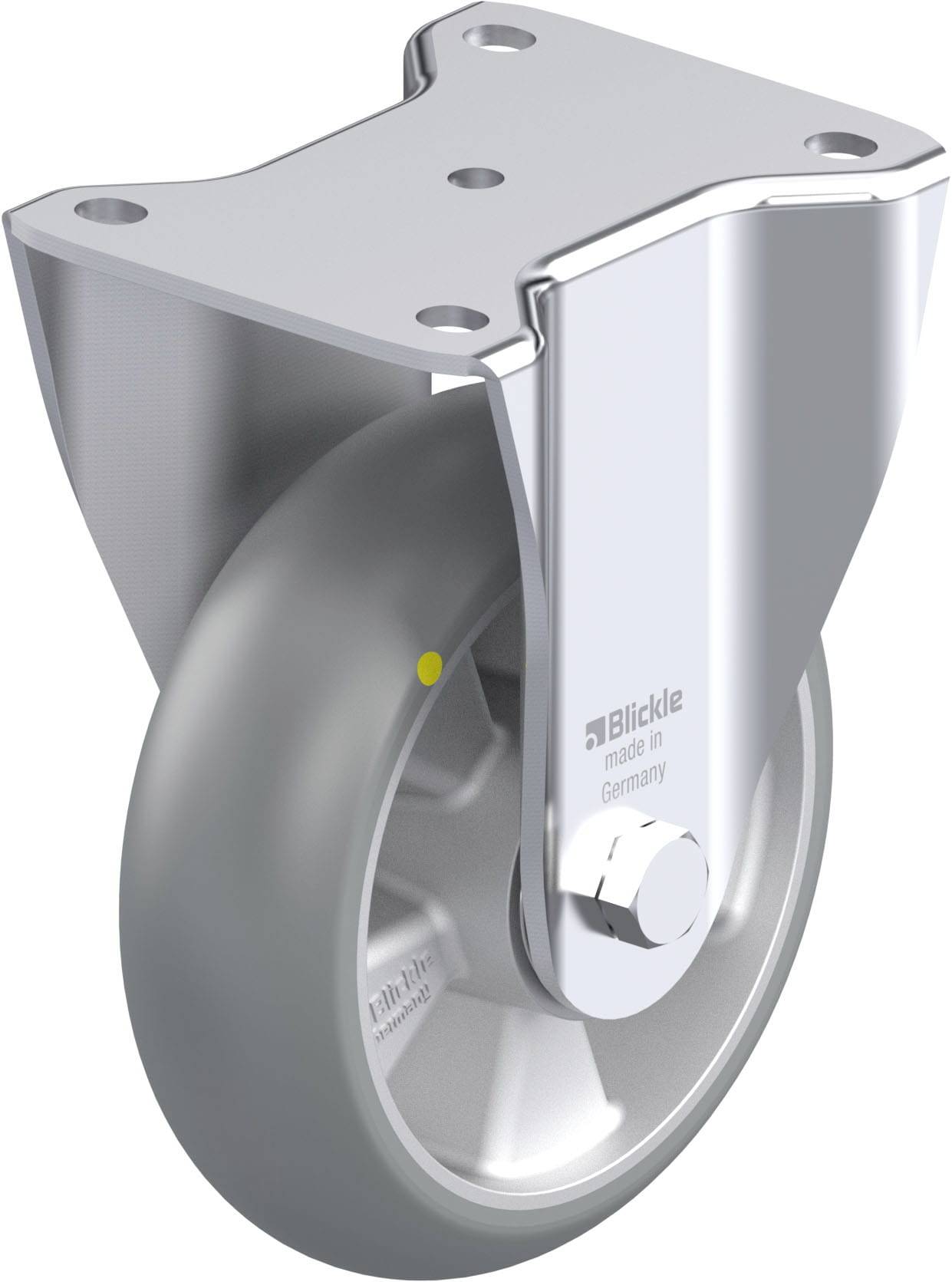 Blickle 936646 BH-ALTH 160K-AS-CO Stahlblech-Bockrolle Rad-Durchmesser: 160mm Tragfähigkeit (max.): 750kg 1St.