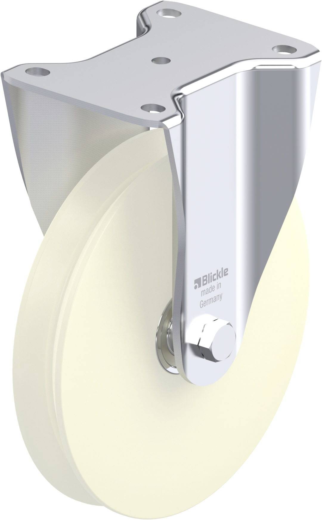 Blickle 906875 BH-DSPKGSPO 200K Stahlblech-Bockrolle Rad-Durchmesser: 200mm Tragfähigkeit (max.): 500kg 1St.
